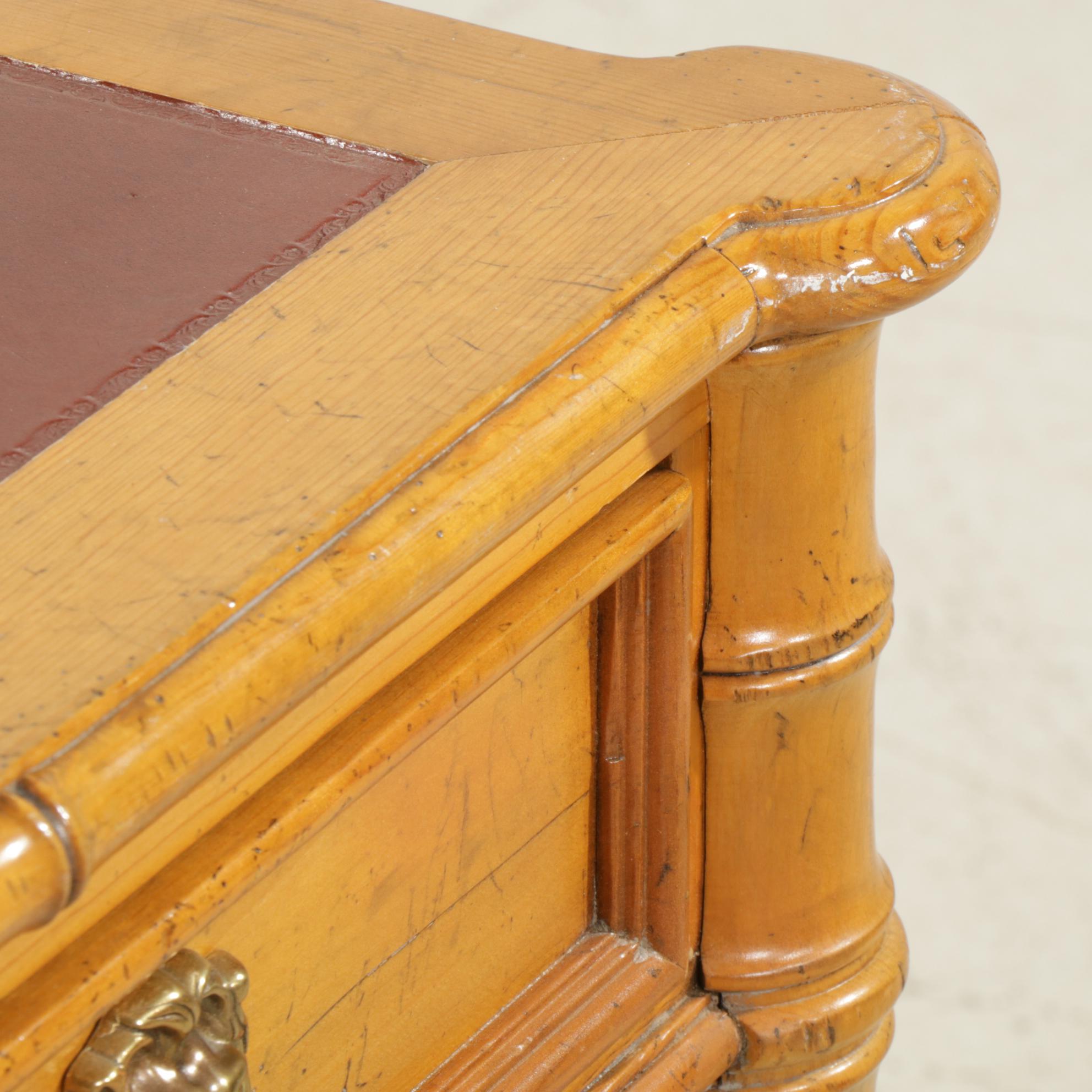 Baker Furniture Chinese Chippendale Writing Desk, Late 20th Century
