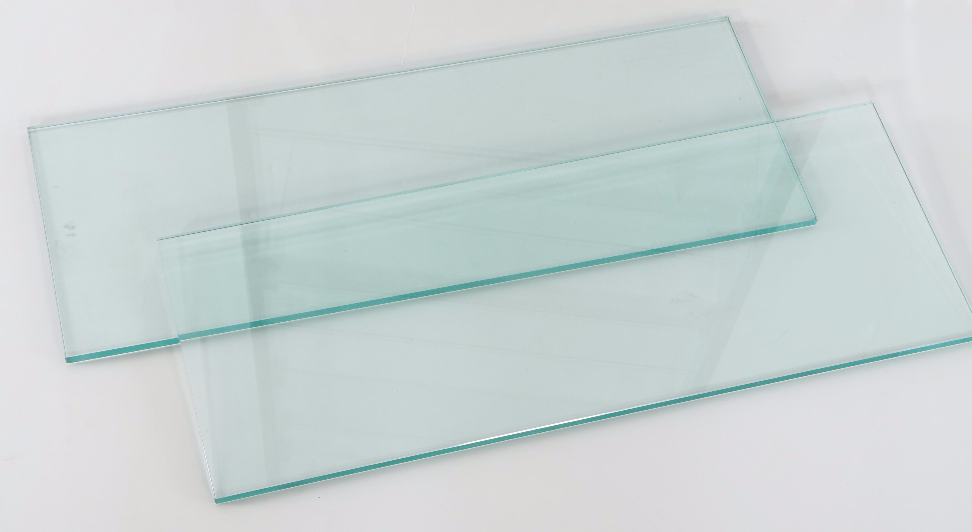 Modernist Chrome and Glass Five-Tier Wall-Mount Shelf