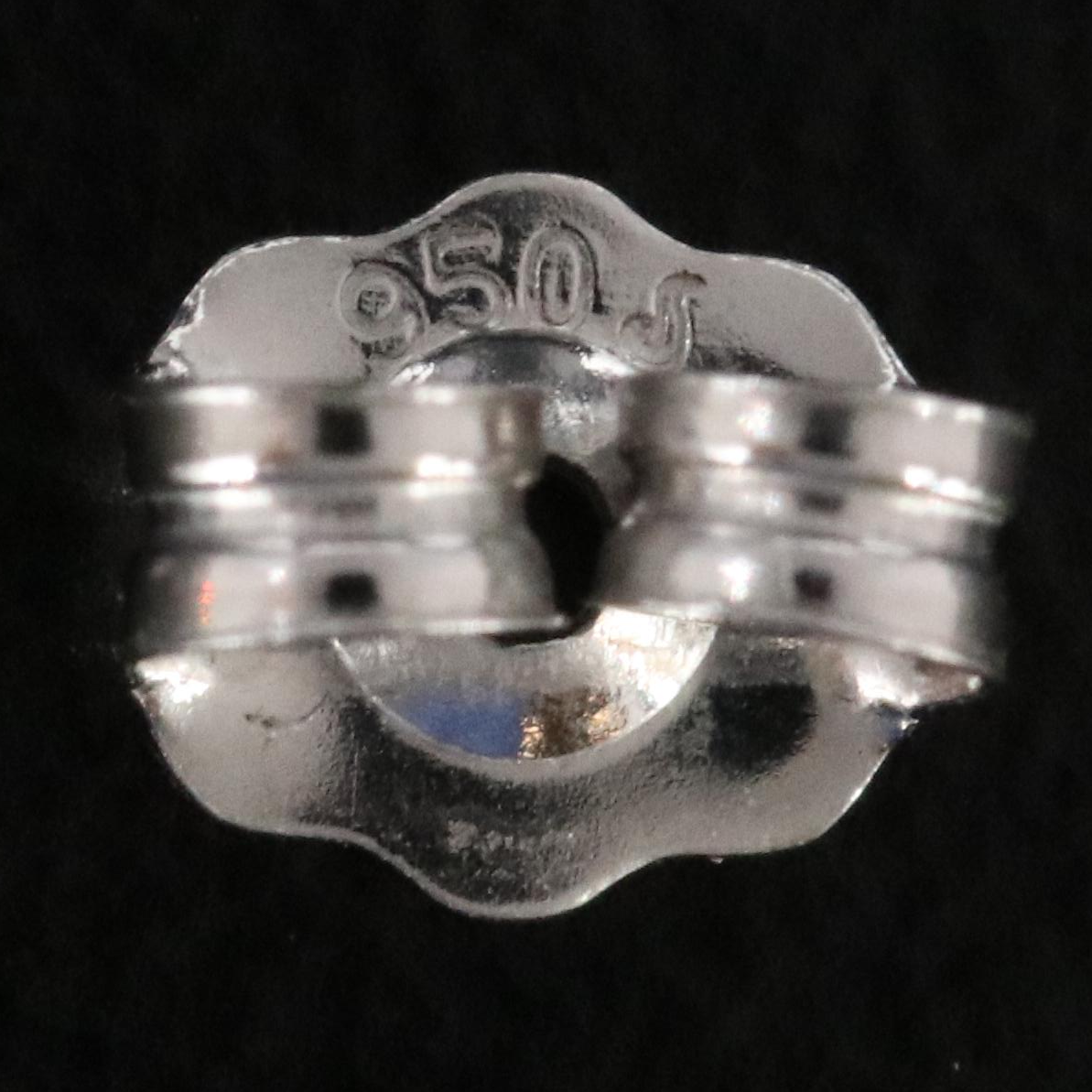 Platinum 3.80 CTW Lab Grown Diamond Stud Earrings with IGI Reports