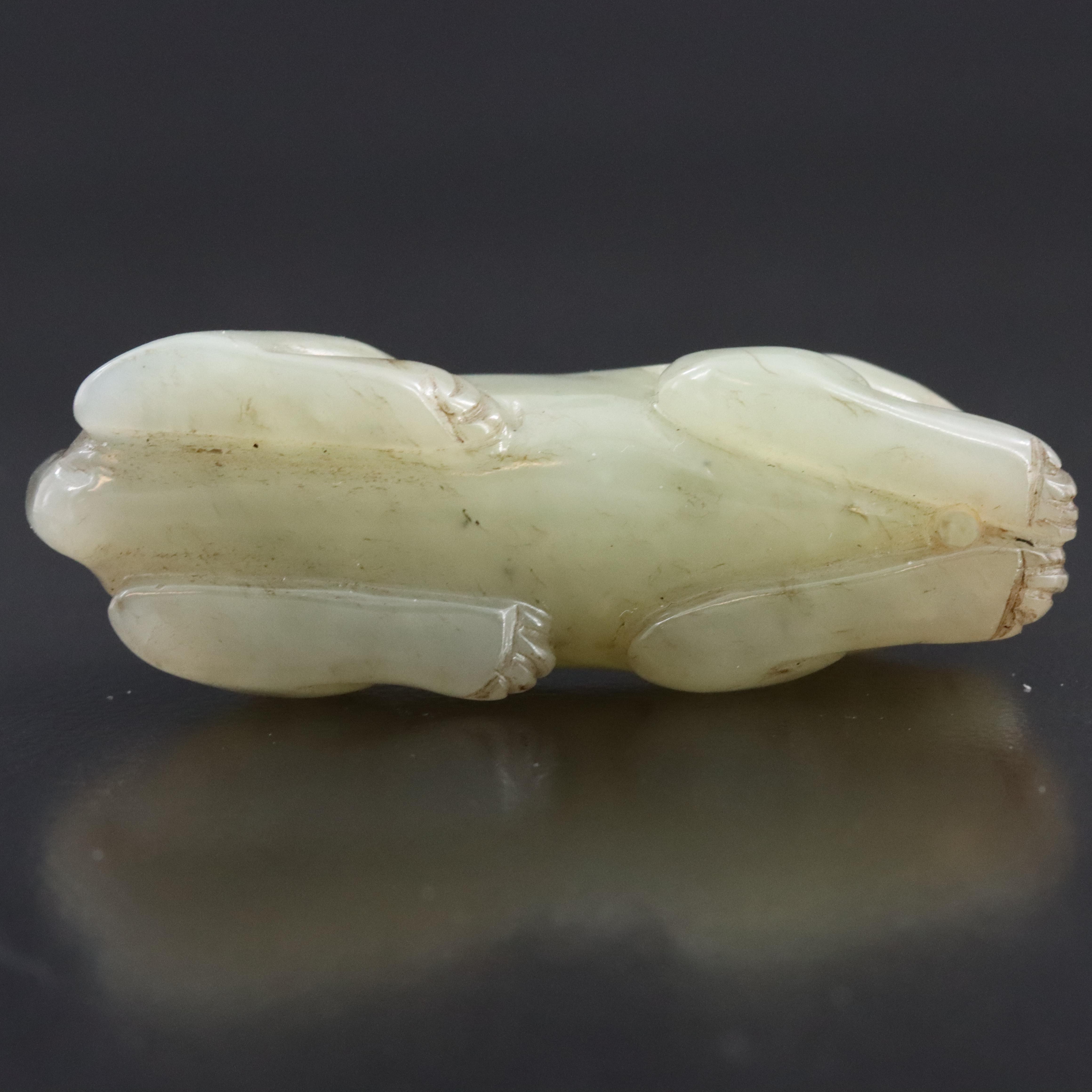 Chinese Loose Carved Serpentine