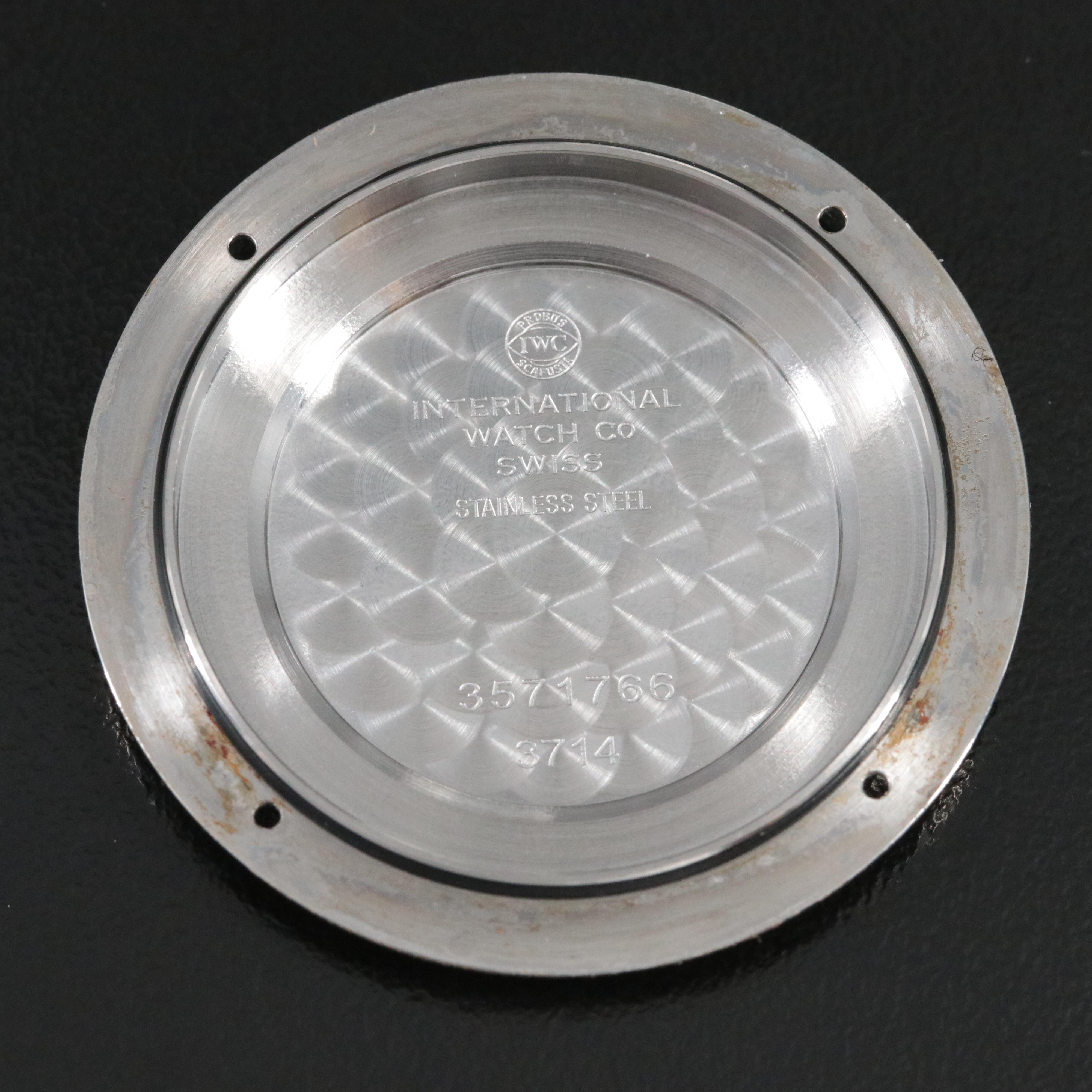 IWC Portuguese Chronograph IW371438 Black 41mm Steel Automatic Watch