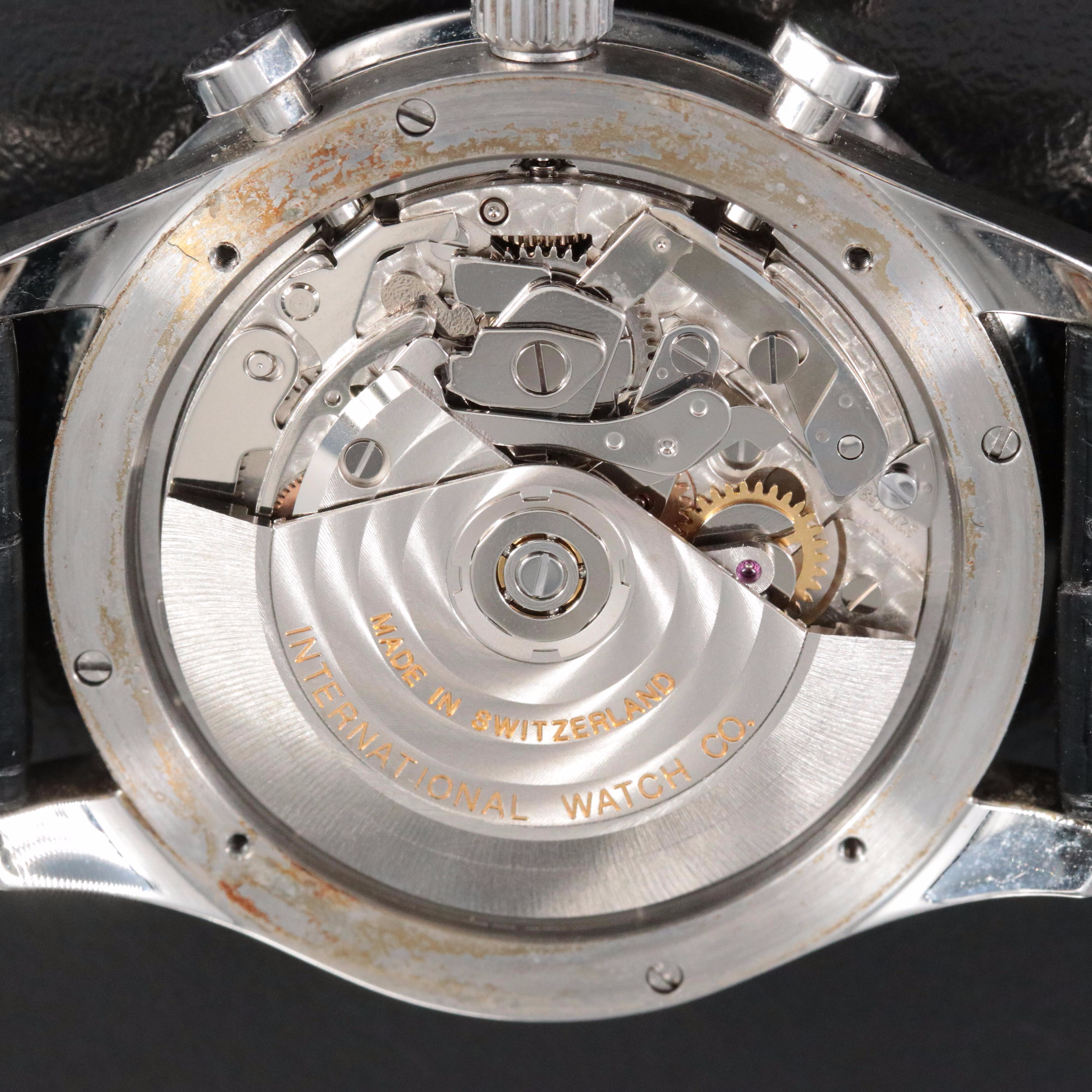 IWC Portuguese Chronograph IW371438 Black 41mm Steel Automatic Watch