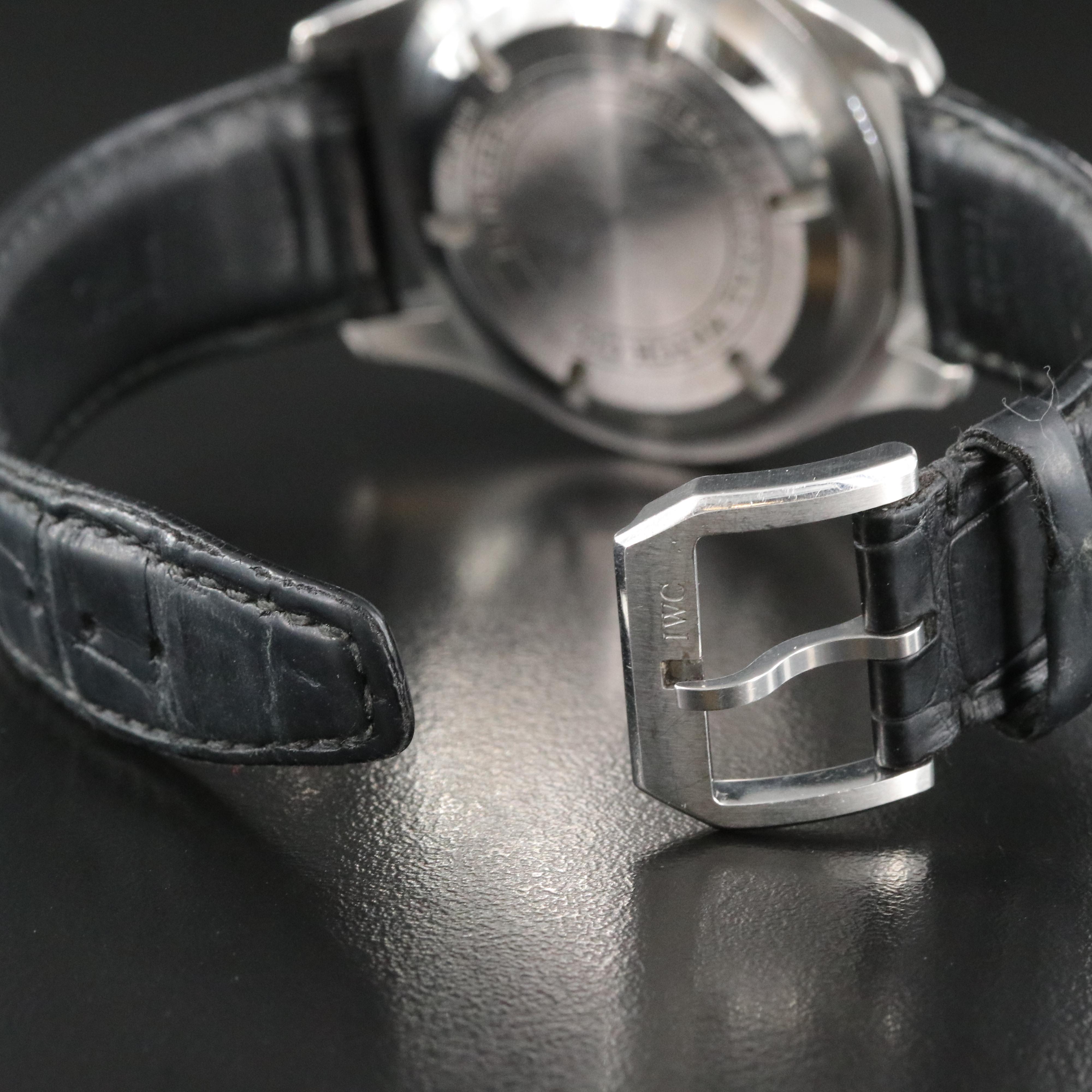 IWC Pilot Chronograph IW371701 Black 42mm Steel Automatic Watch