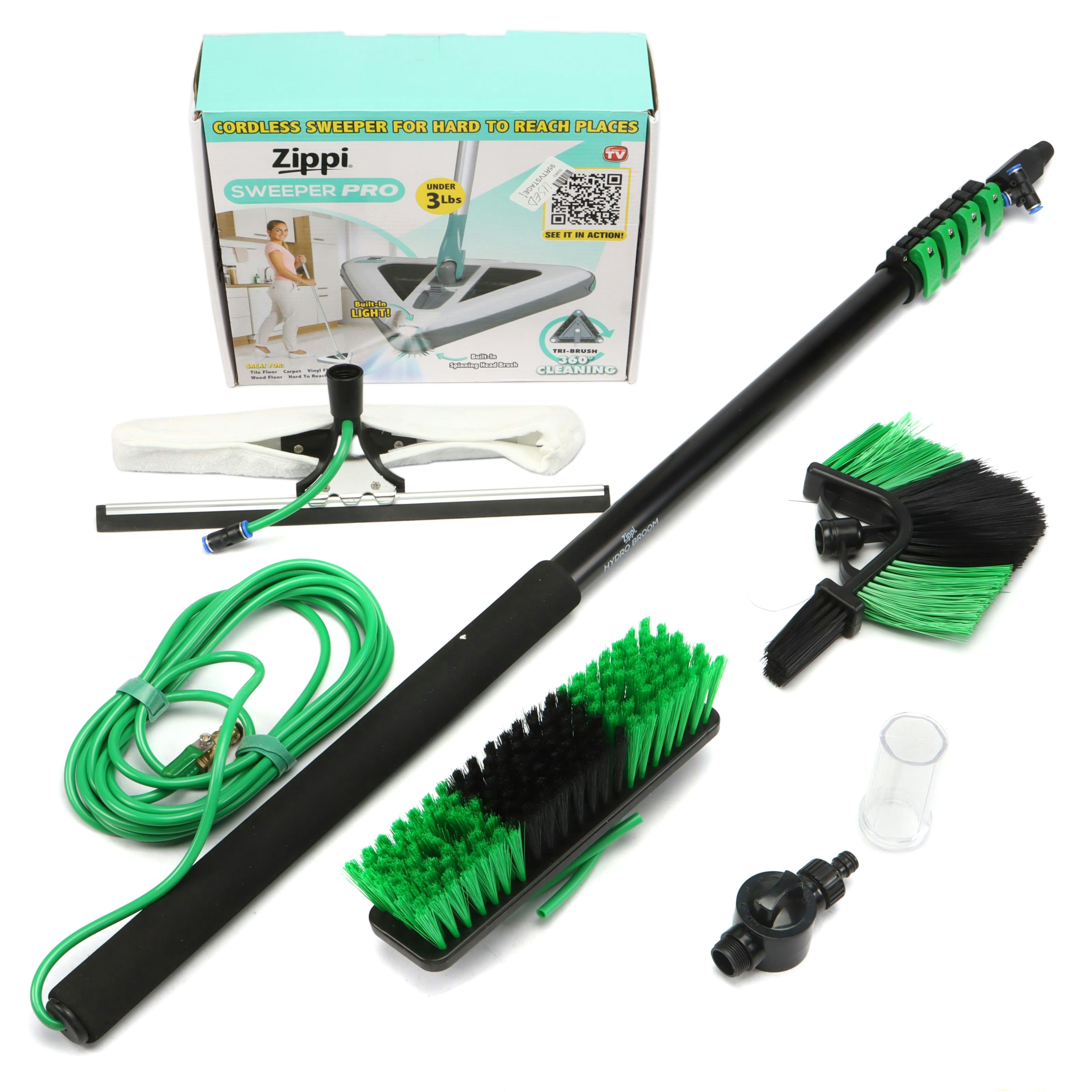 Zippi Sweeper Pro Cordless Sweeper and Hydro Broom