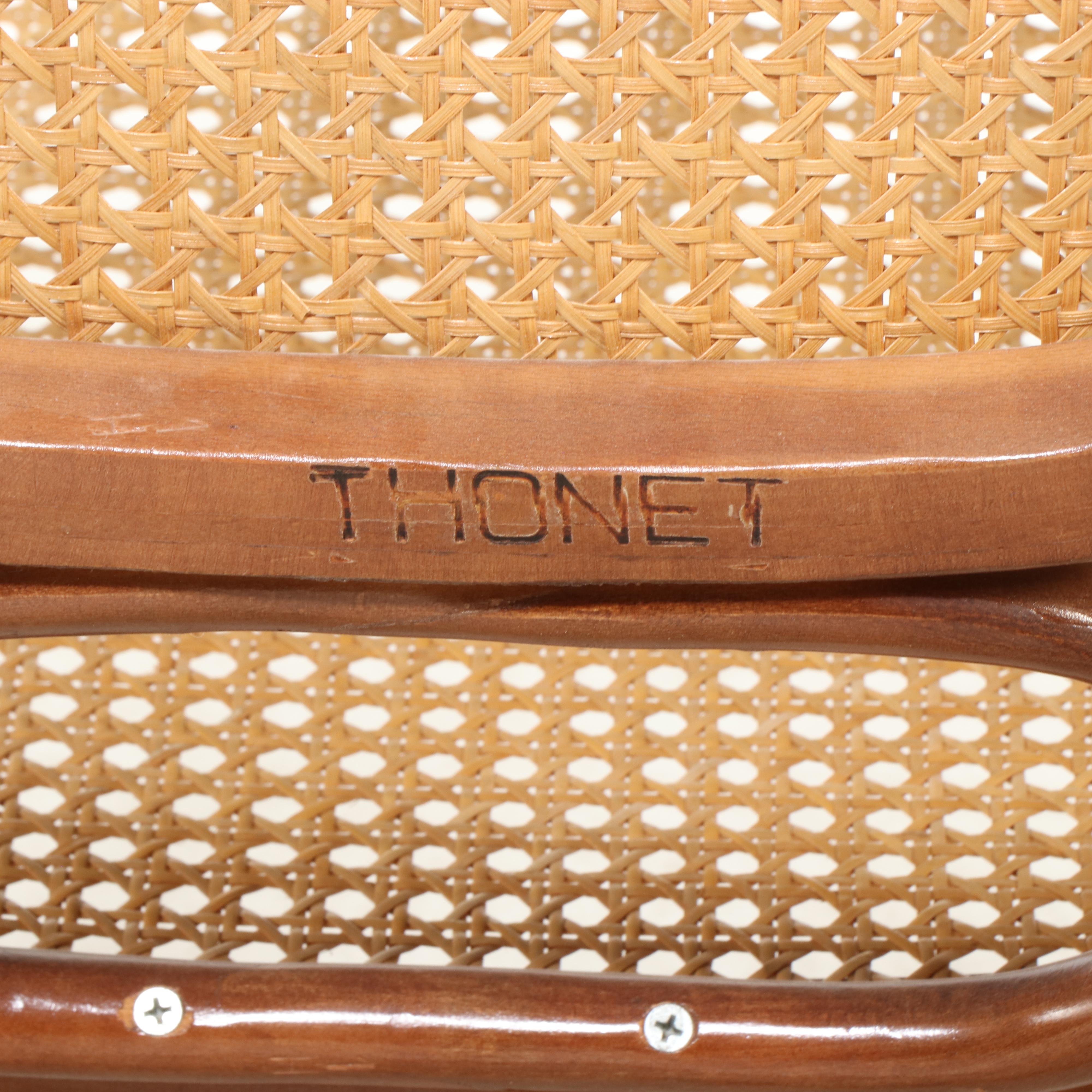 Thonet Modernist Laminated and Bent Beech Rocker
