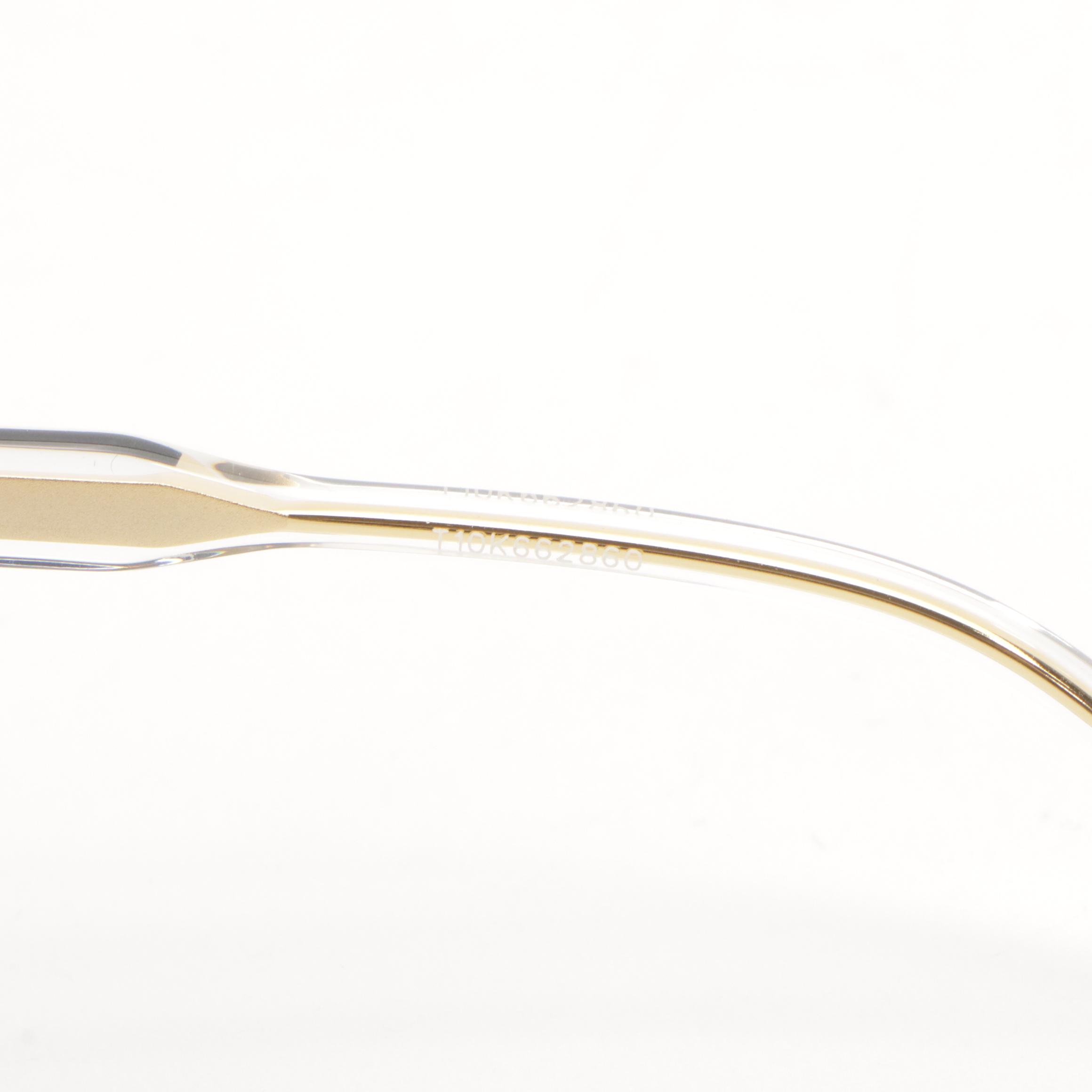 Gucci GG0563SKN Crystal Stem Square Sunglasses with Case