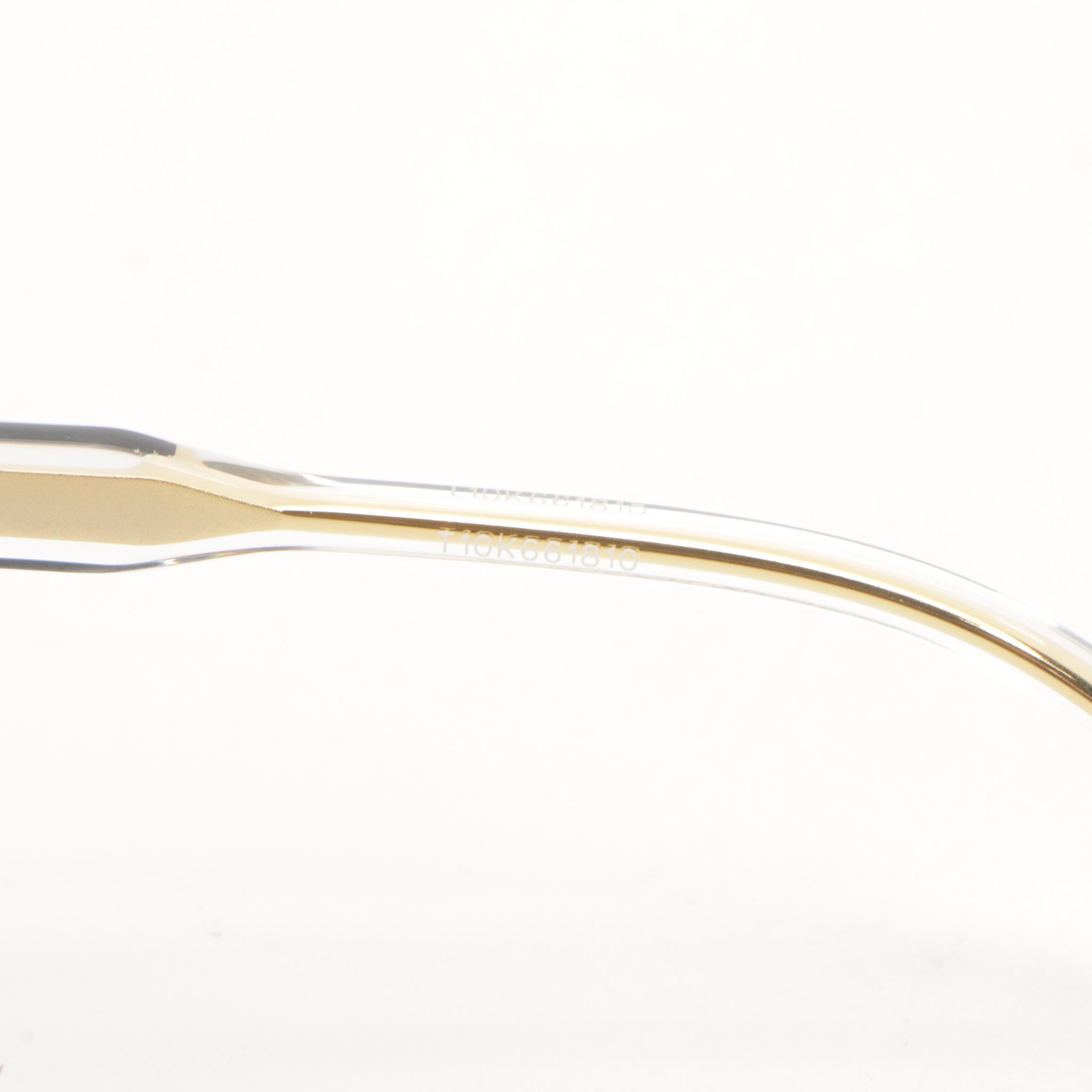 Gucci GG0563SKN Crystal Stem Square Sunglasses with Case