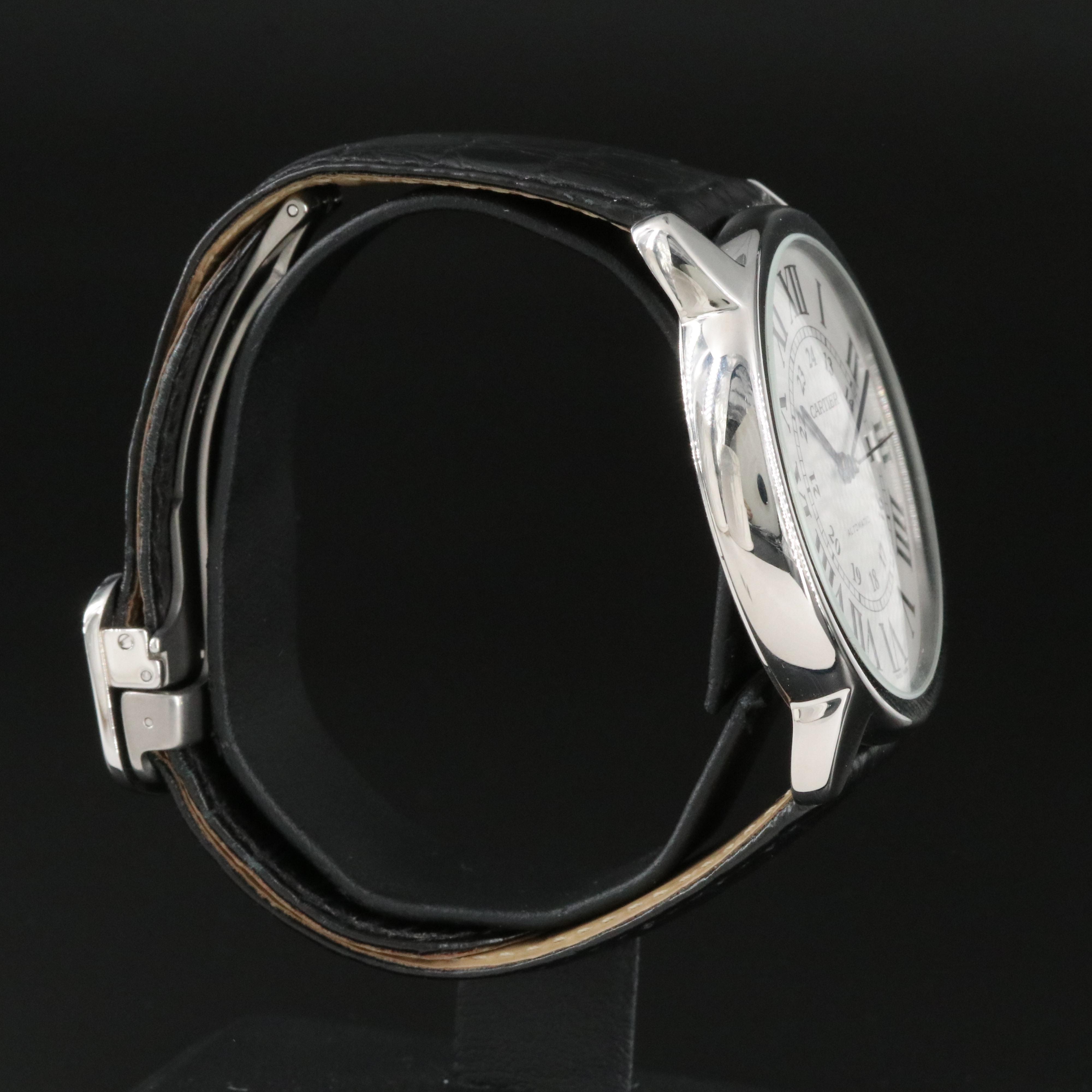 Cartier Ronde Solo XL 3802 Silver Dial 42mm Steel Automatic Watch