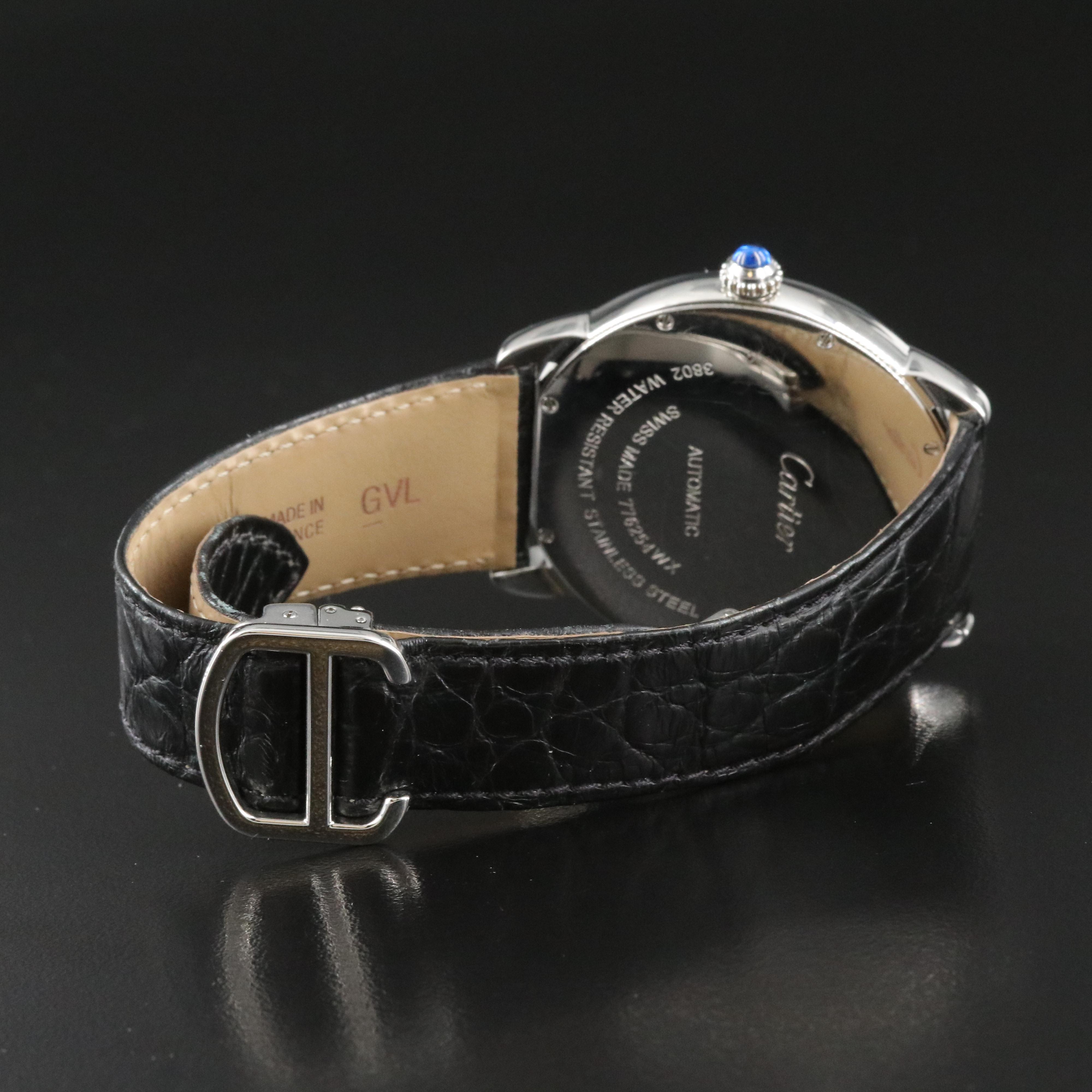 Cartier Ronde Solo XL 3802 Silver Dial 42mm Steel Automatic Watch