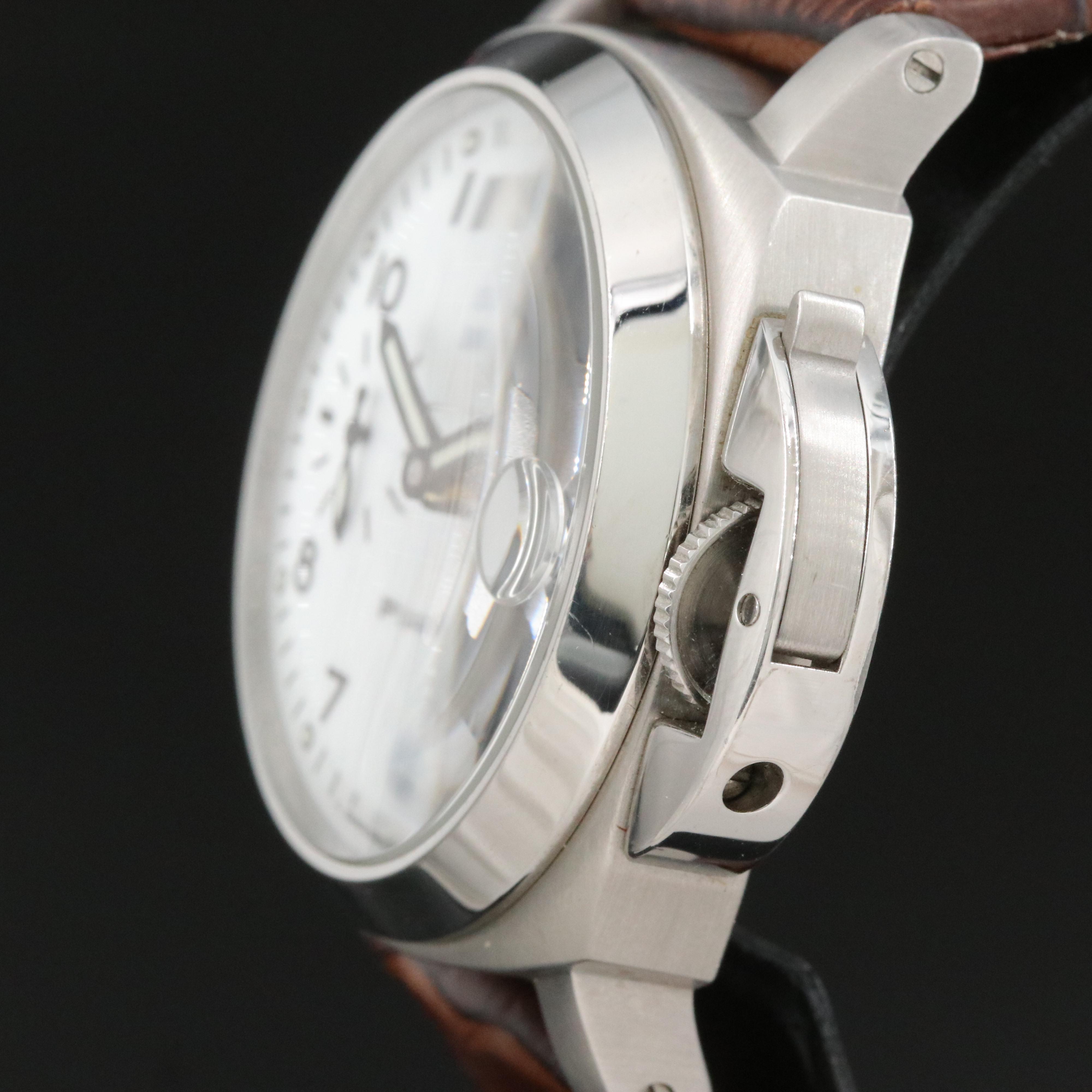 Panerai Luminor Marina PAM00049 White 40mm Steel Automatic Watch