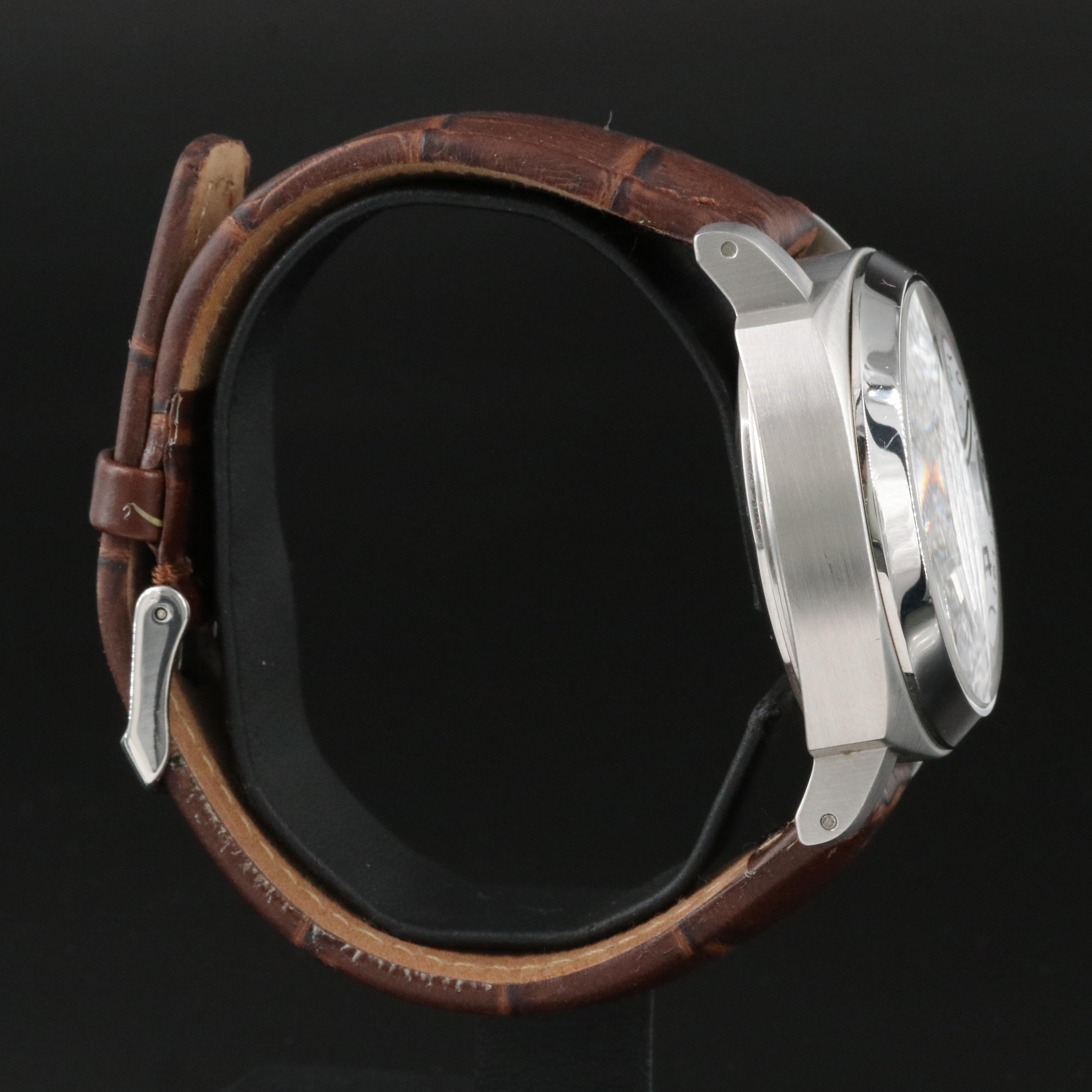 Panerai Luminor Marina PAM00049 White 40mm Steel Automatic Watch