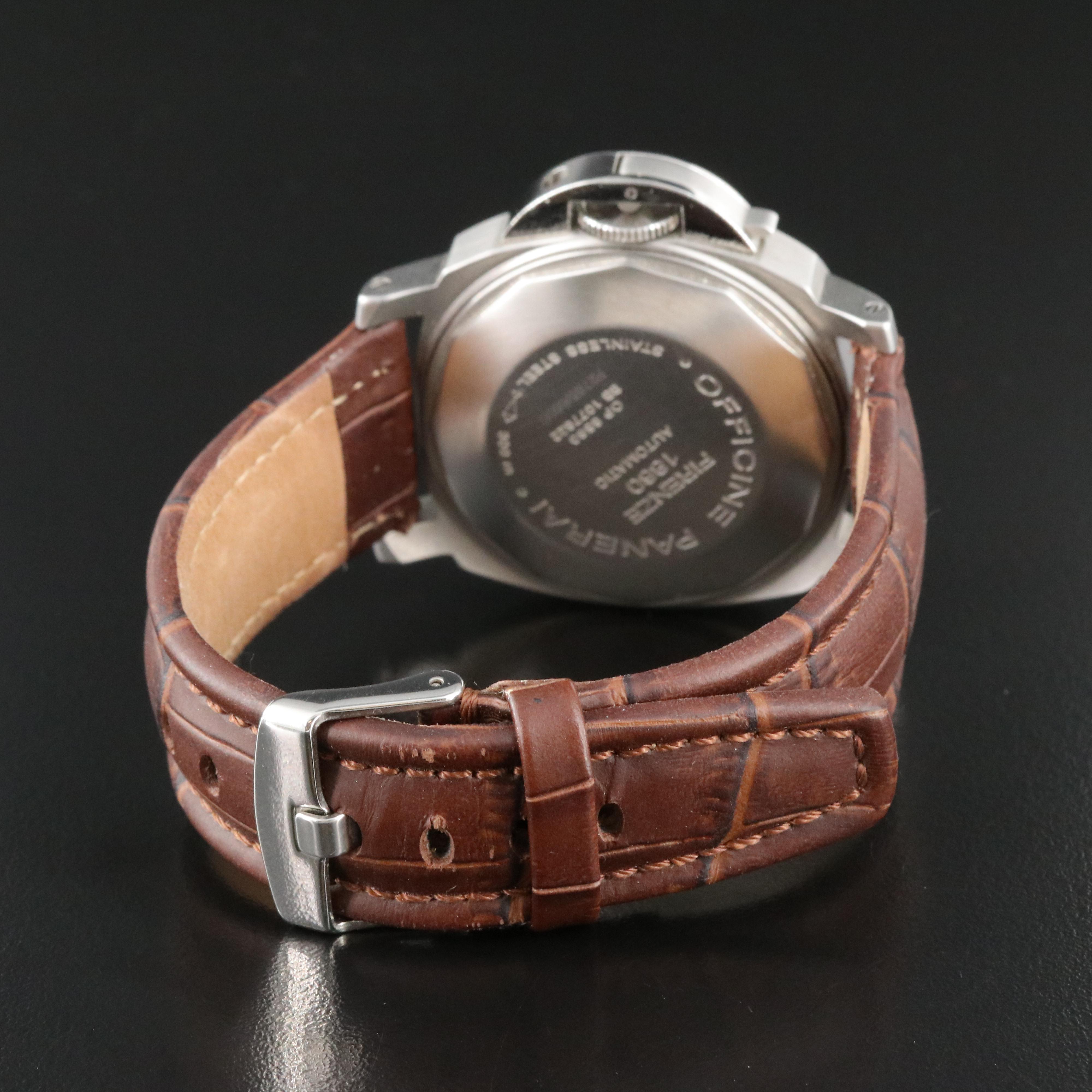 Panerai Luminor Marina PAM00049 White 40mm Steel Automatic Watch