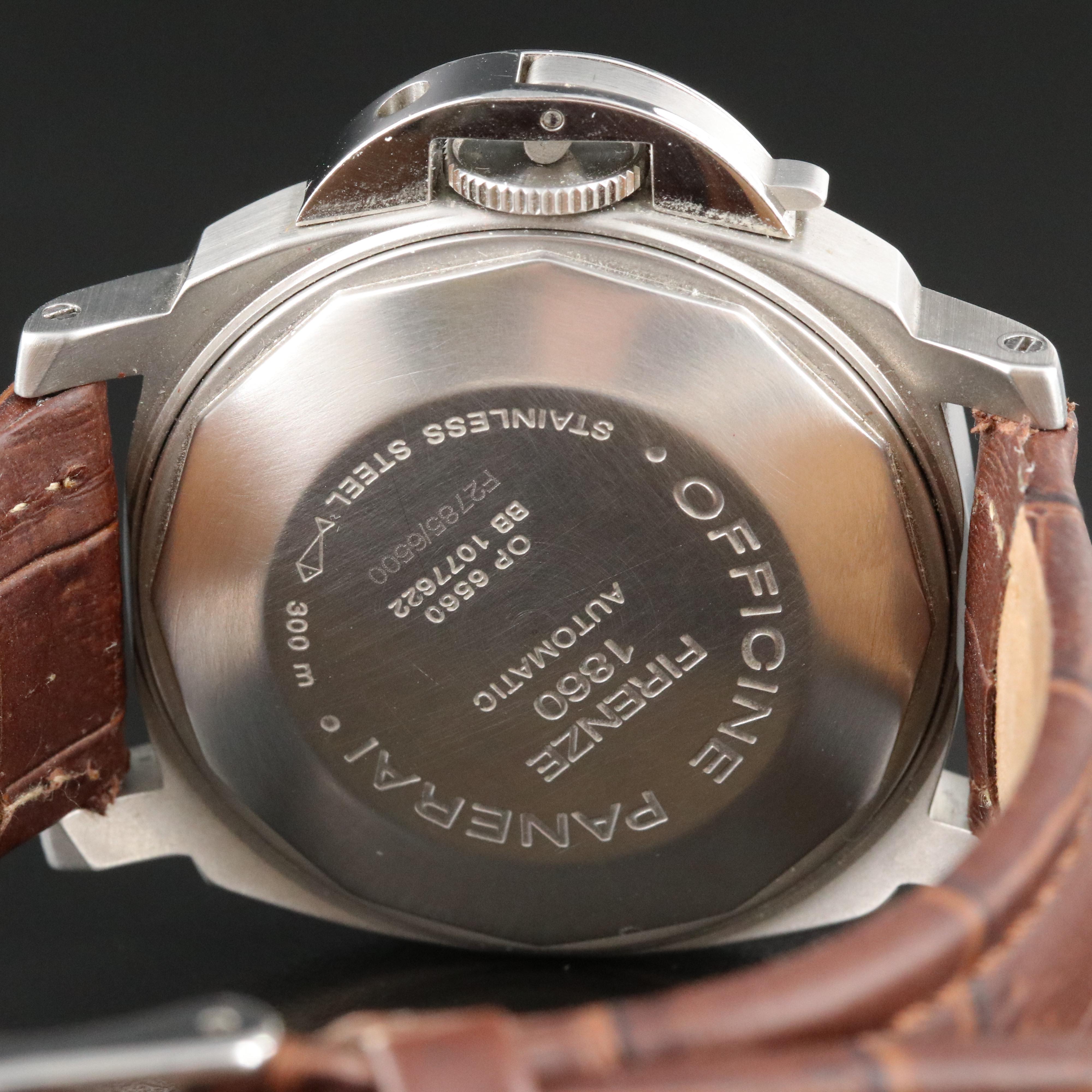 Panerai Luminor Marina PAM00049 White 40mm Steel Automatic Watch