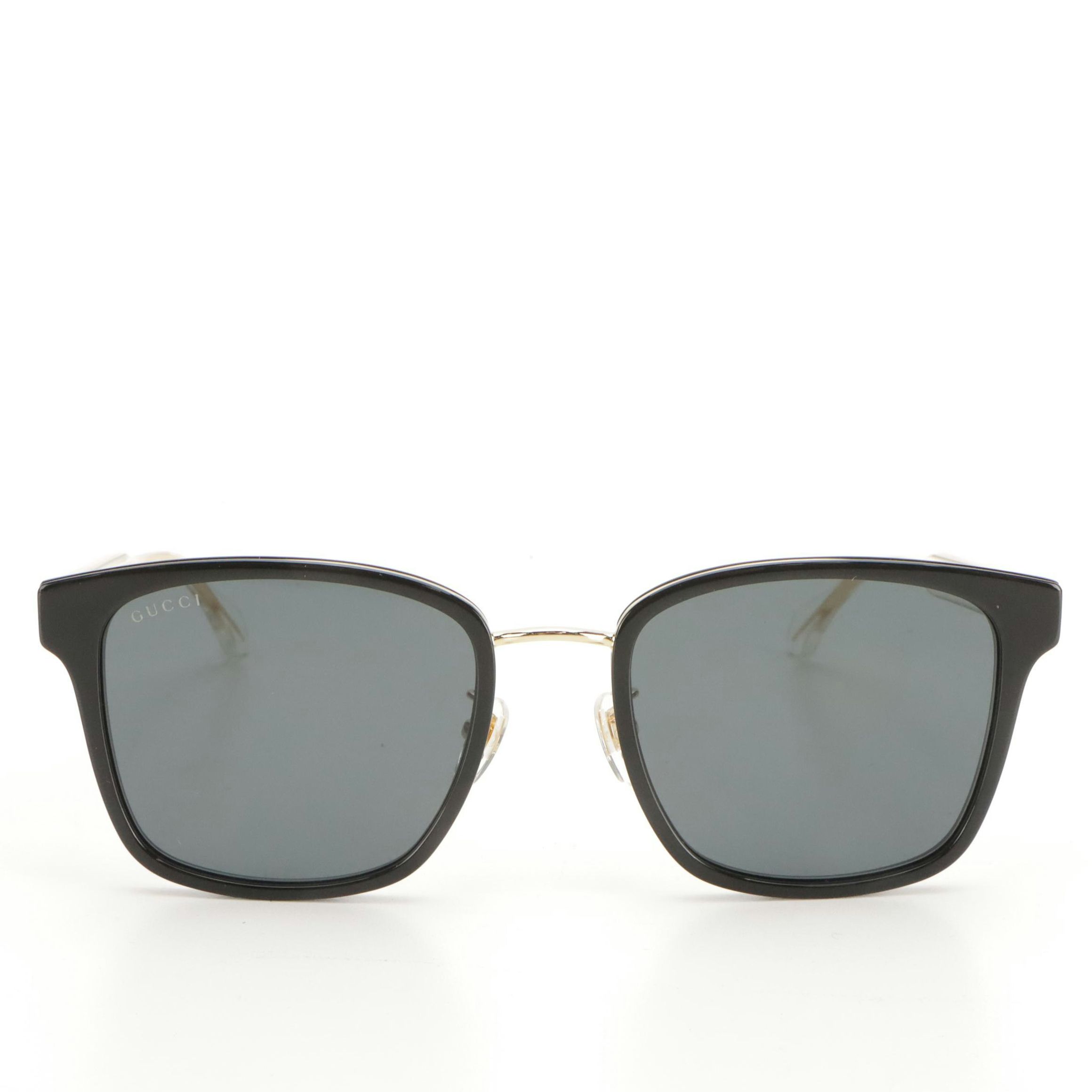 Gucci GG0563SKN Crystal Stem Square Sunglasses with Case