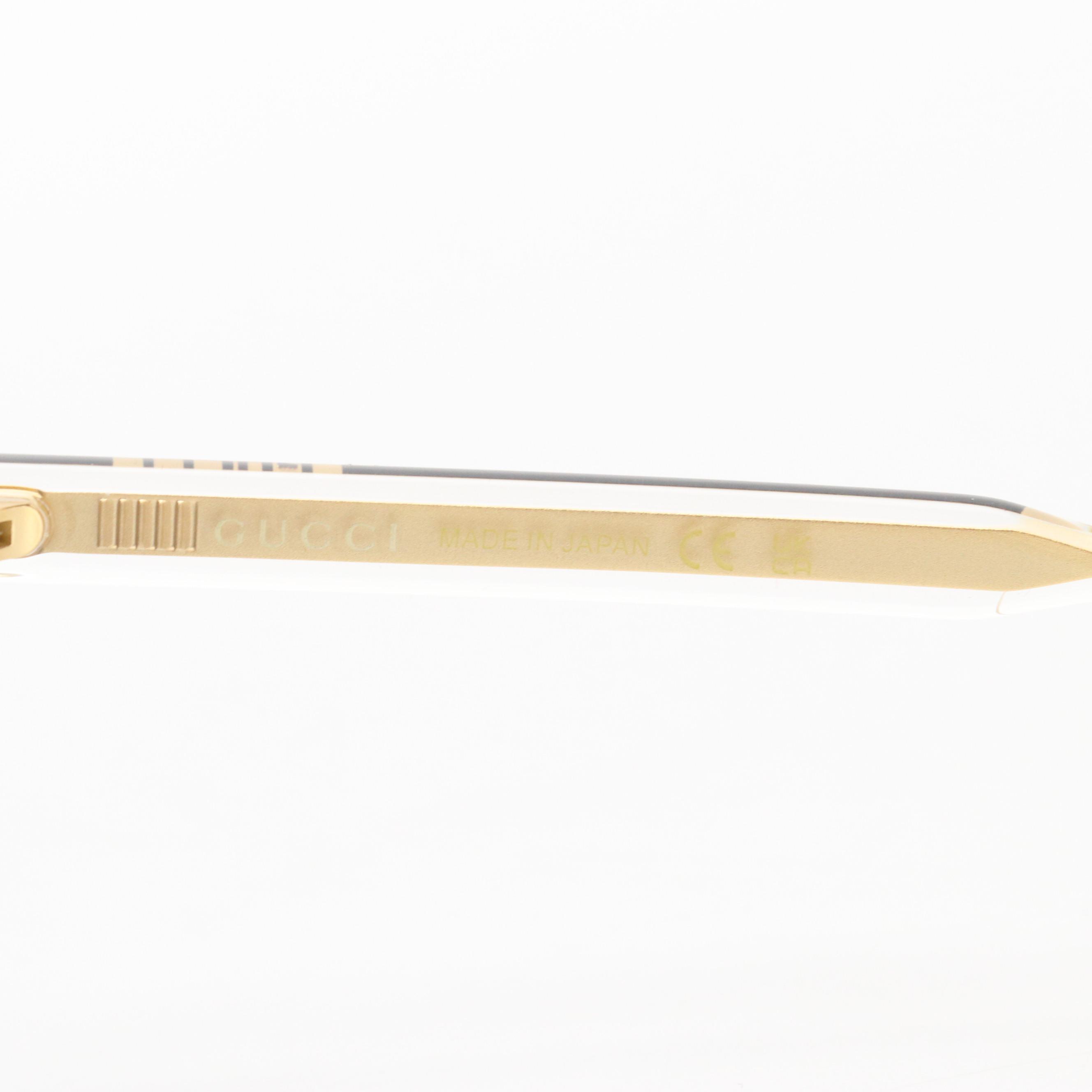 Gucci GG0563SKN Crystal Stem Square Sunglasses with Case