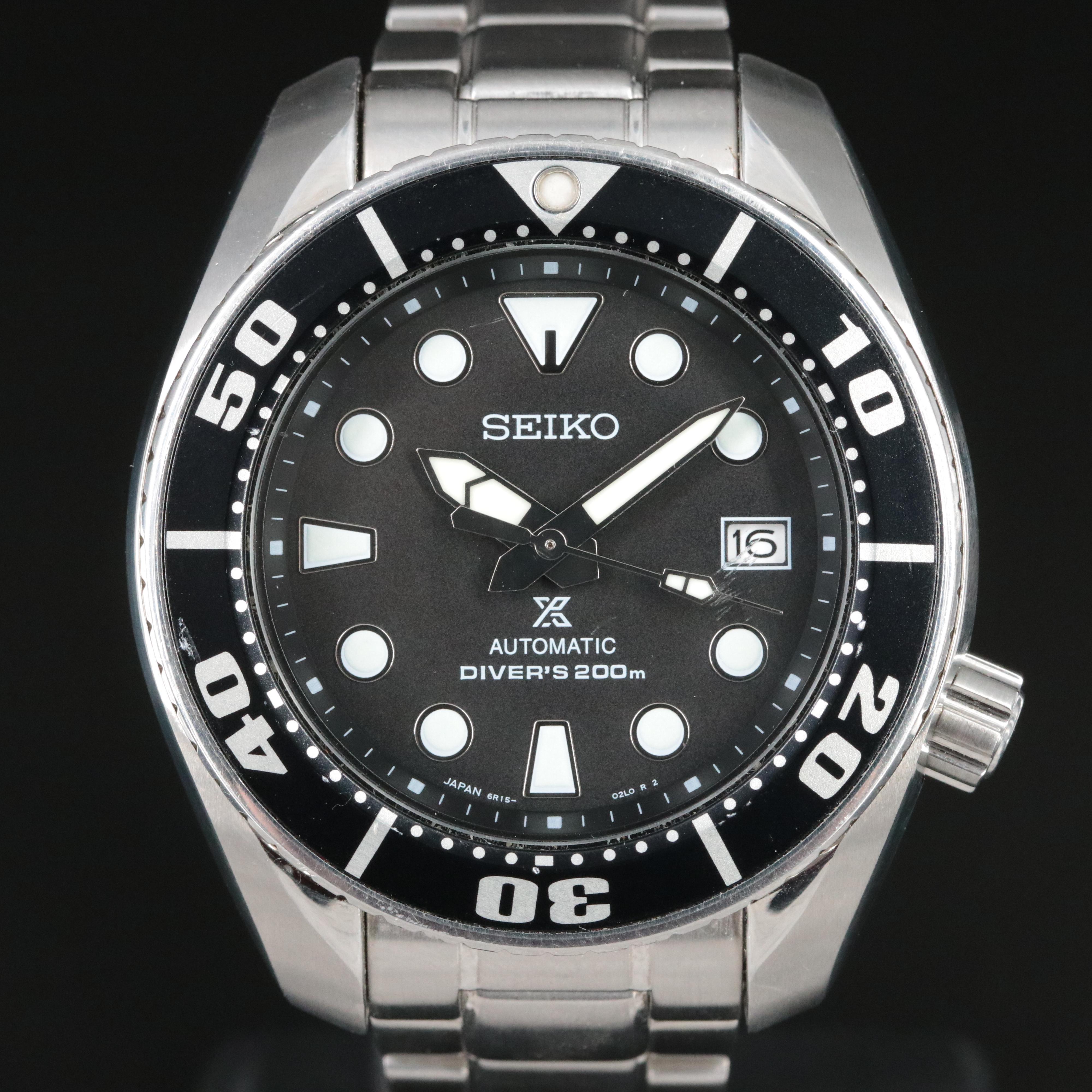 Seiko Prospex Diver Sumo Steel Automatic Watch