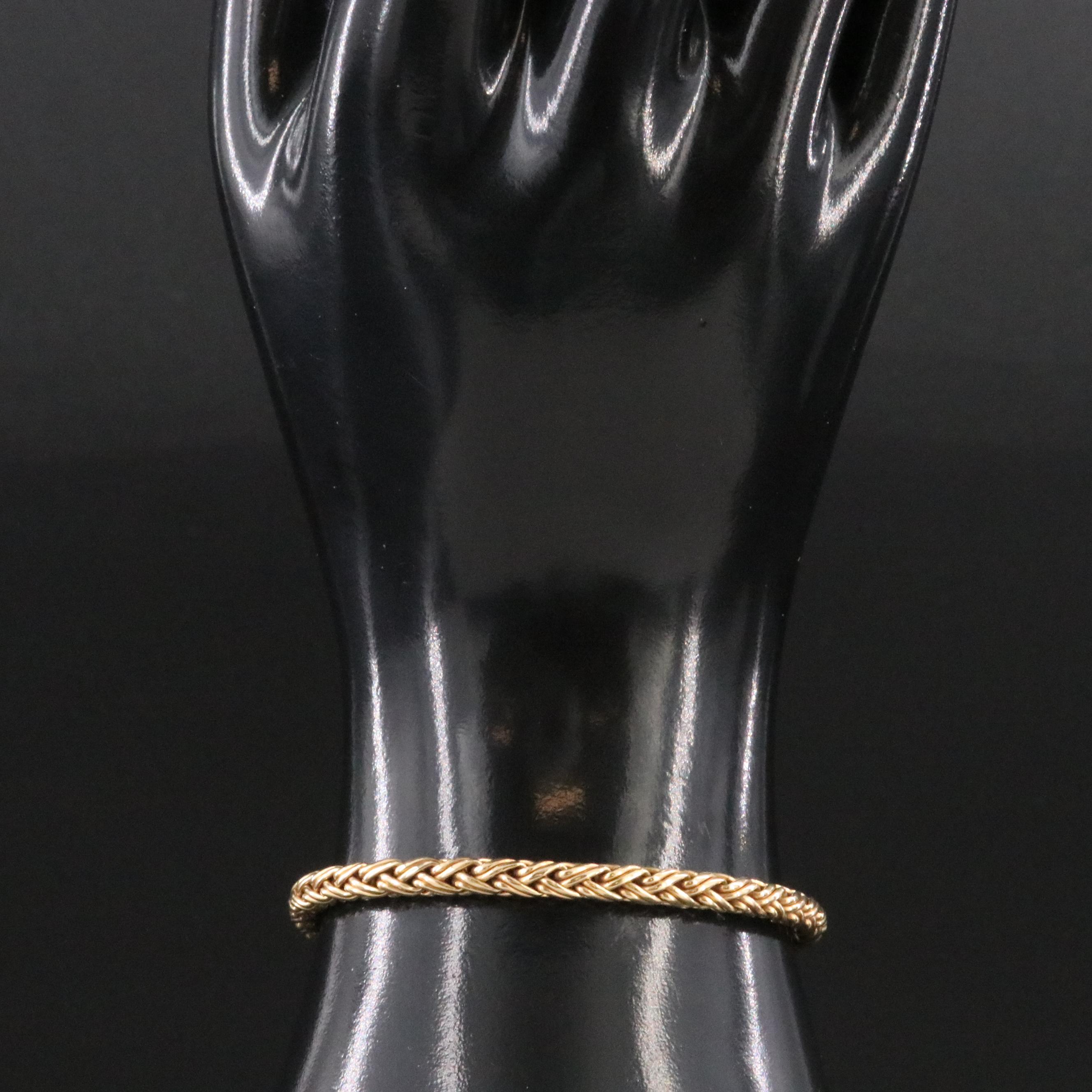 Tiffany & Co. 18K Russian Weave Chain Bracelet