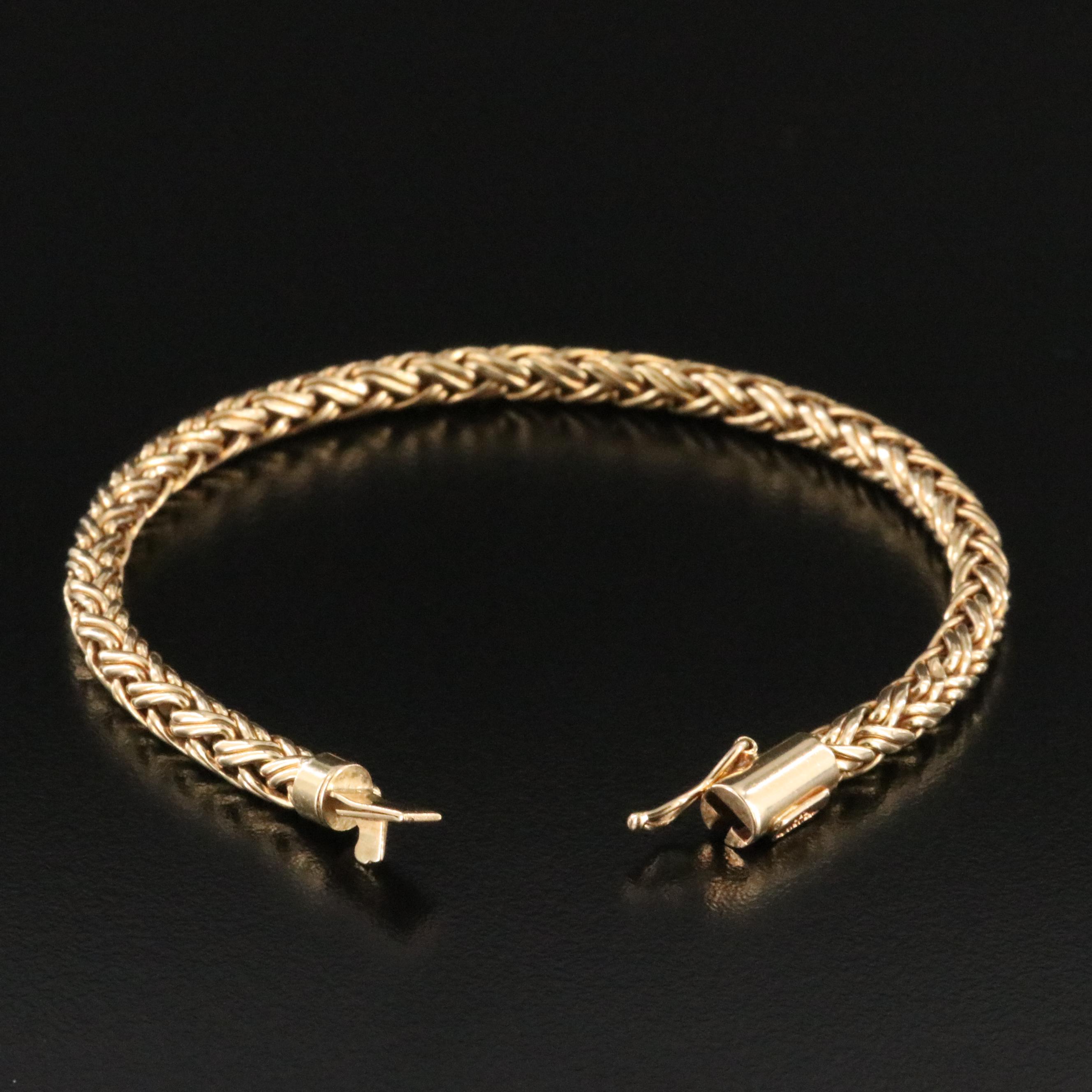 Tiffany & Co. 18K Russian Weave Chain Bracelet