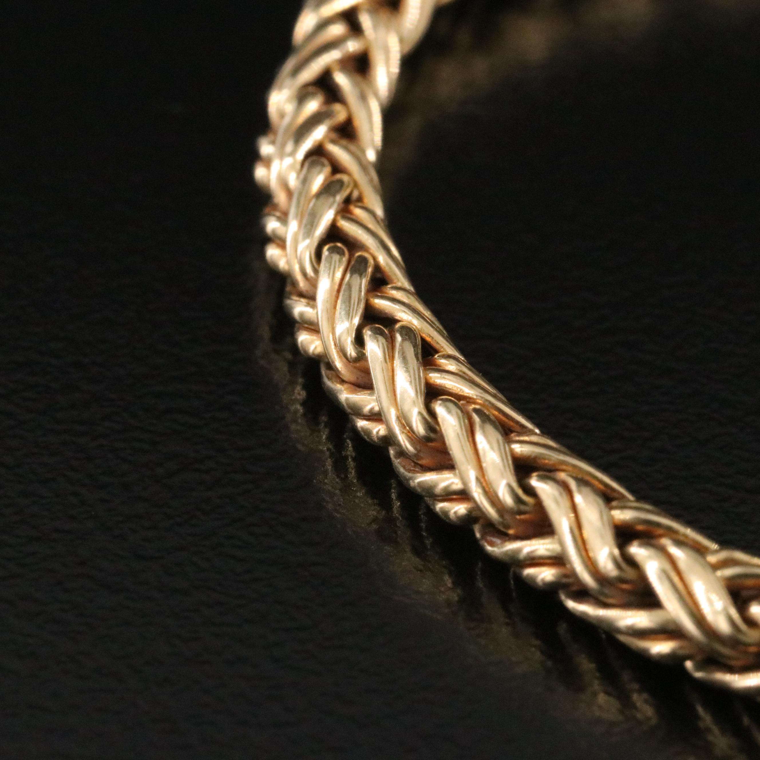 Tiffany & Co. 18K Russian Weave Chain Bracelet