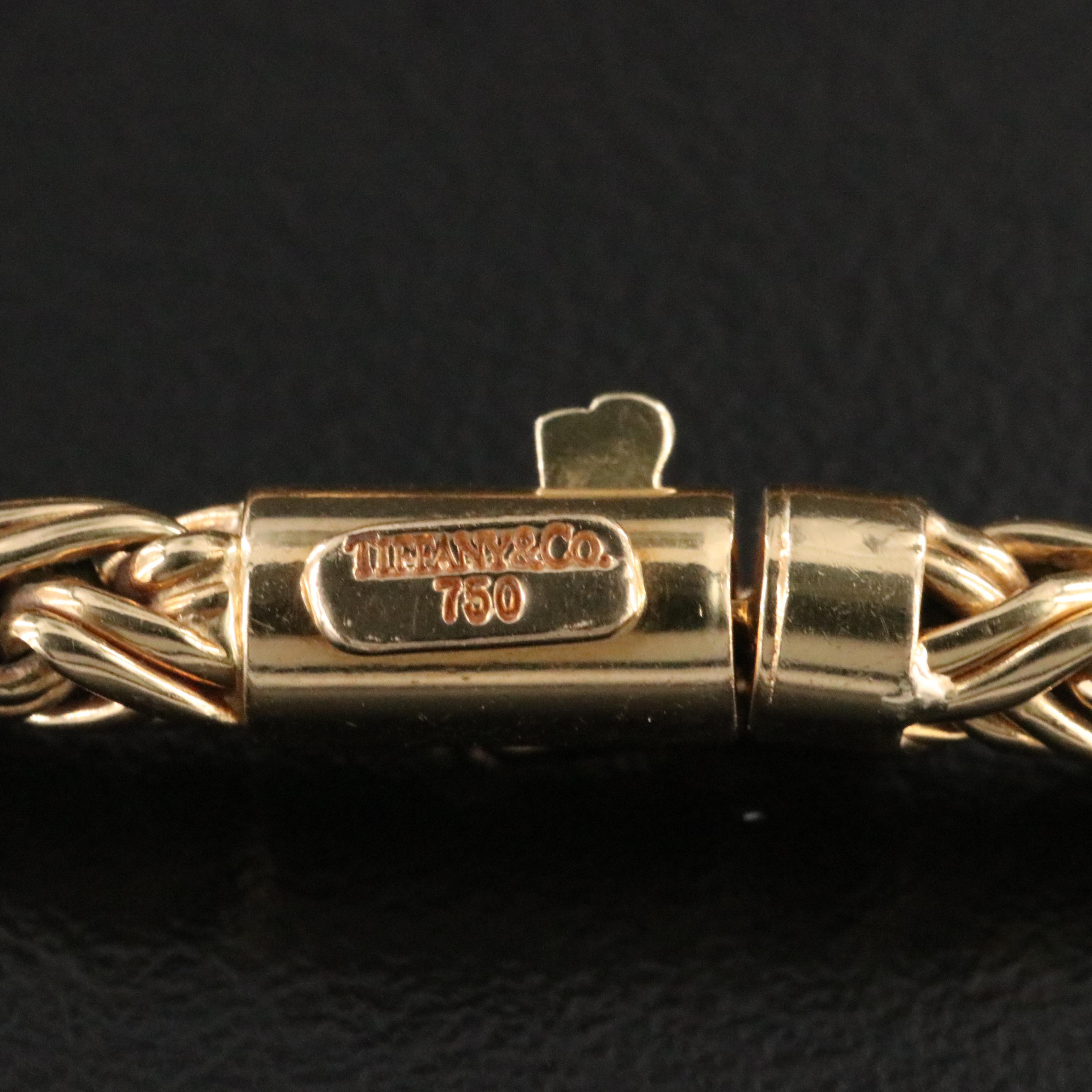 Tiffany & Co. 18K Russian Weave Chain Bracelet