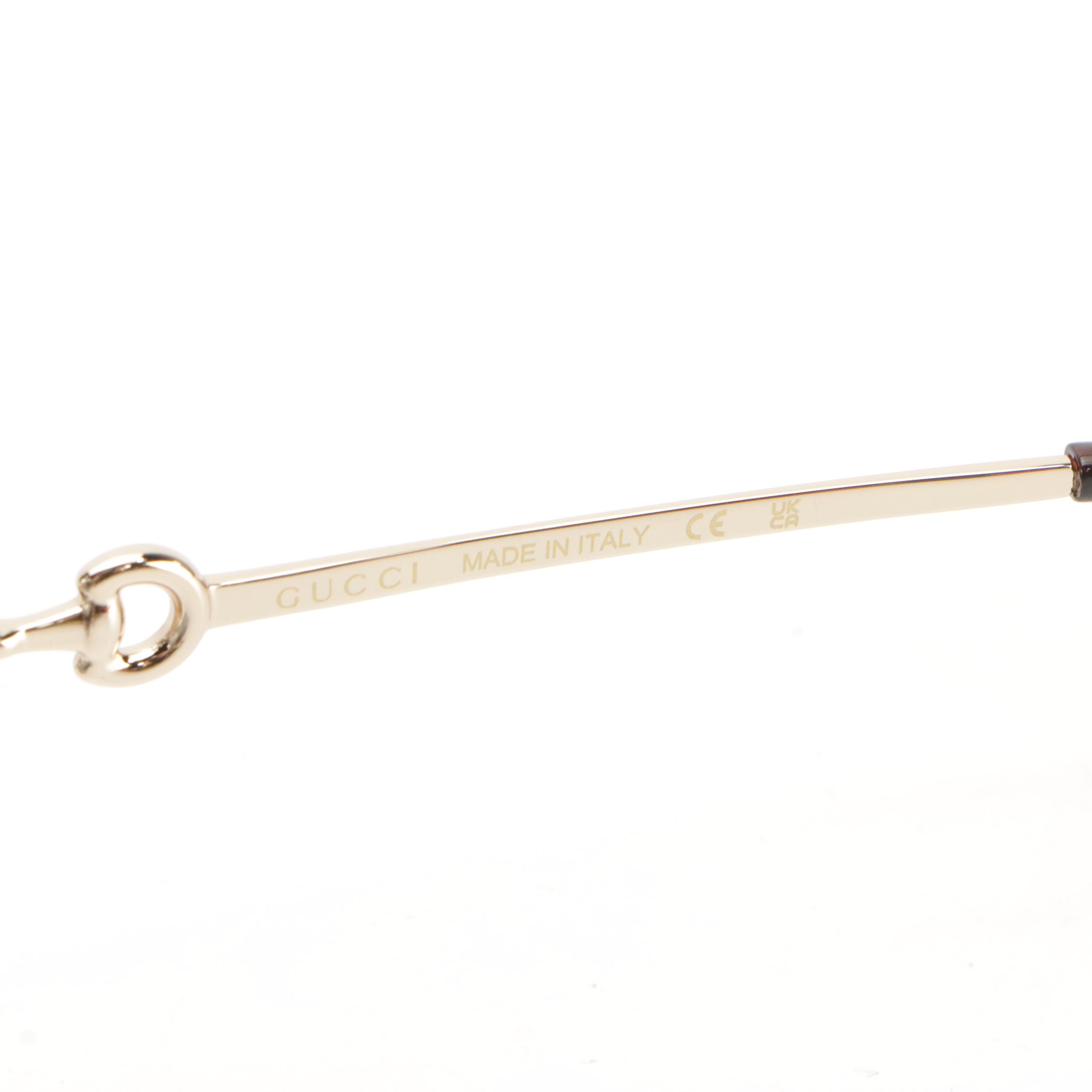 Gucci GG0882SA 001 Square Horsebit Sunglasses in Case