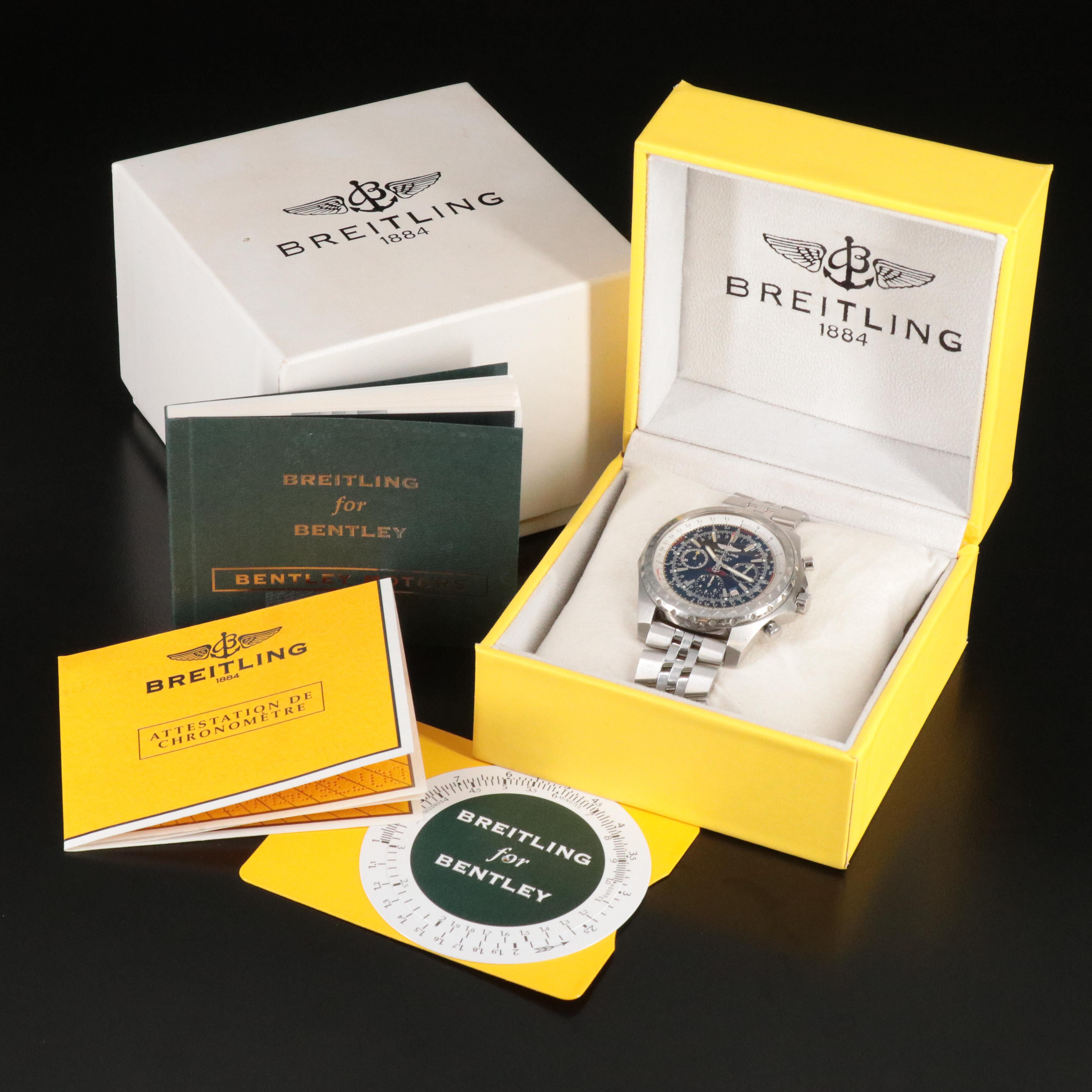 Breitling for Bentley Motors Chronometer with Date Watch