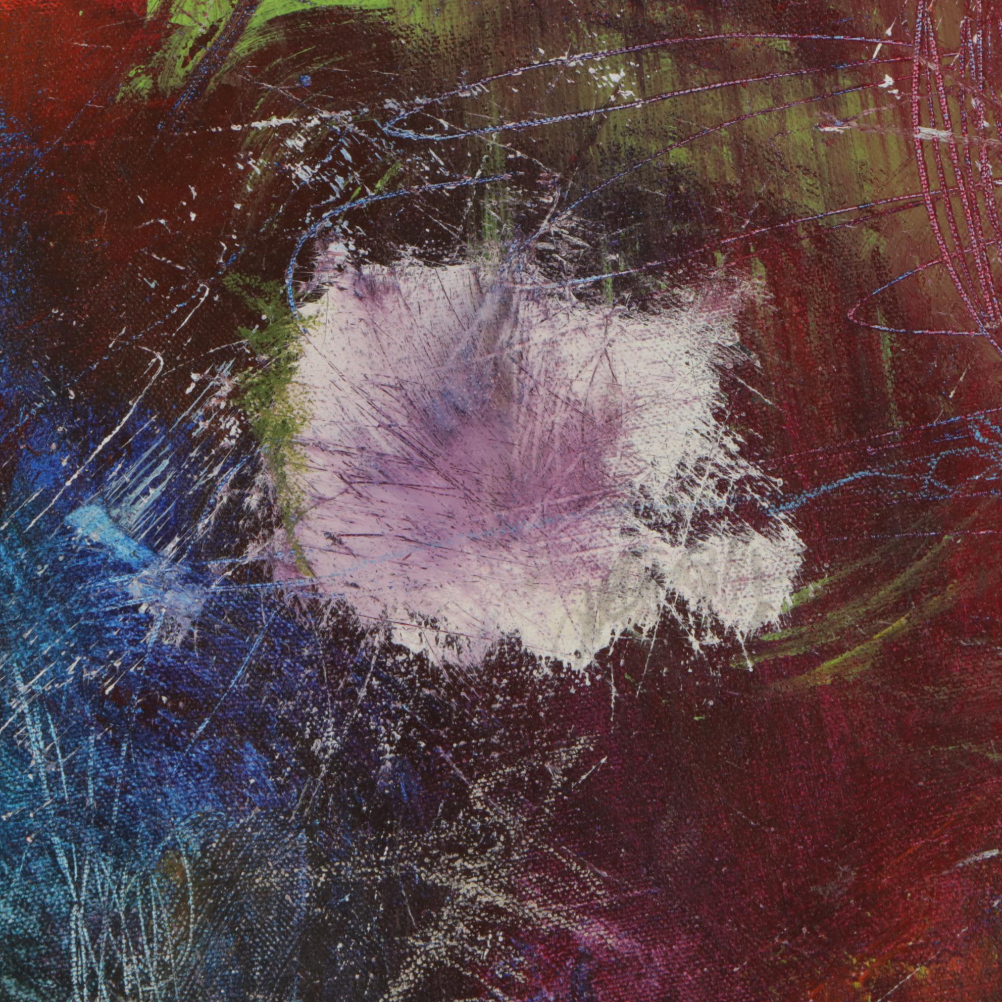 Michel Keck "Deuteronomy 31:8" Mixed Media Painting