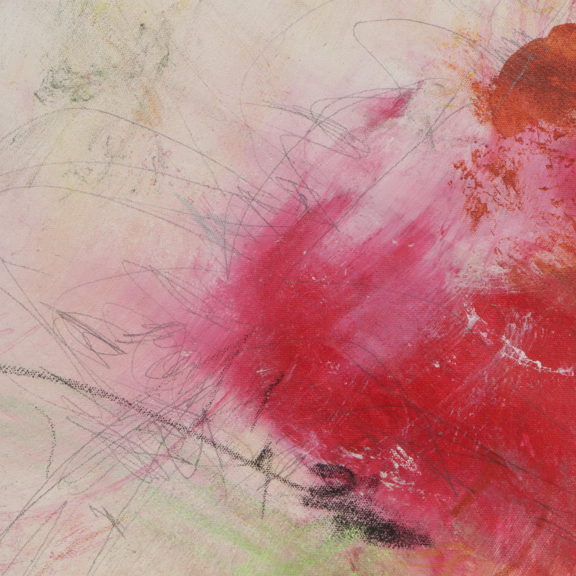 Michel Keck "Deuteronomy 31:8" Mixed Media Painting