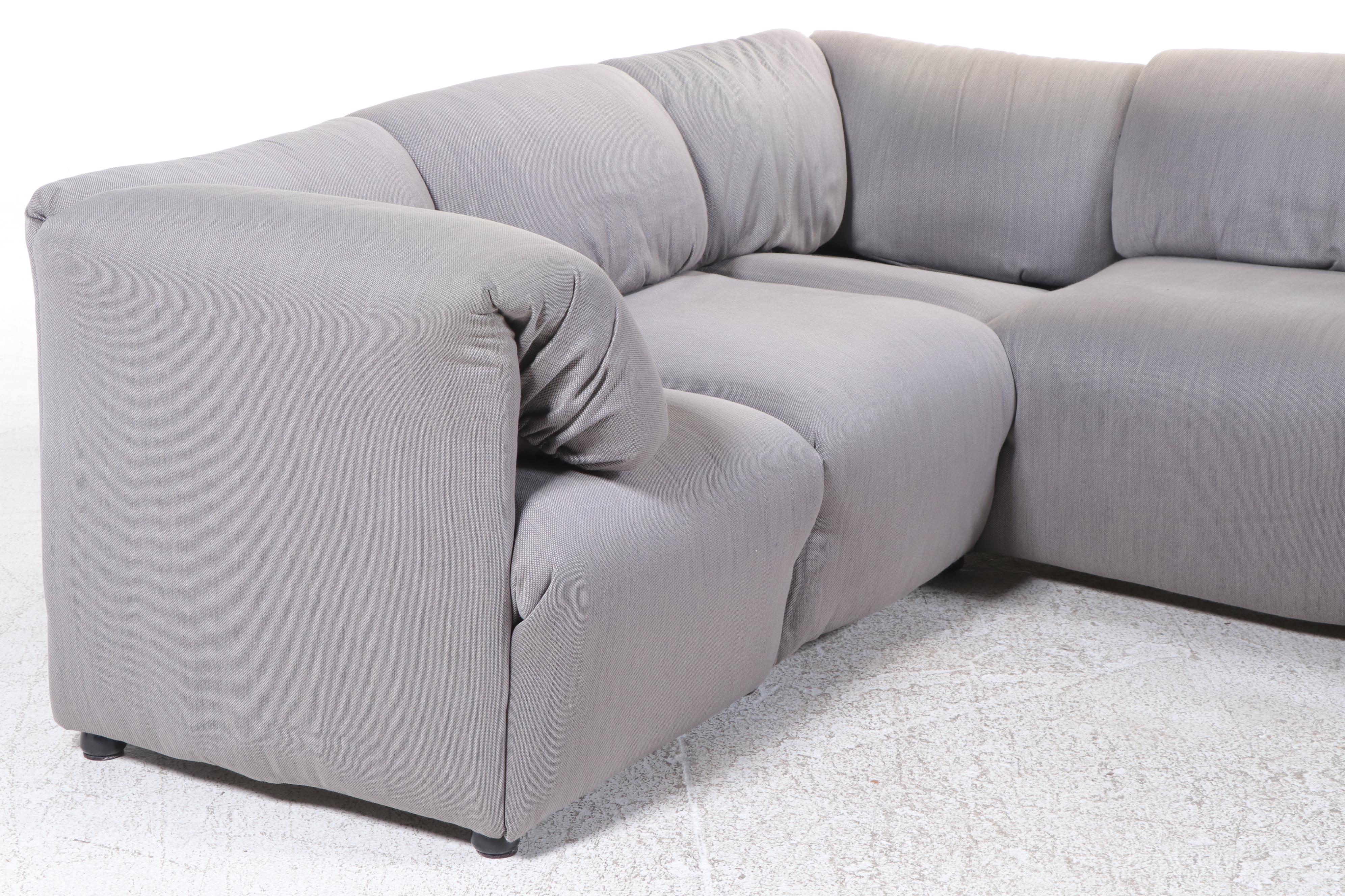 Mario Bellini for Cassina/Atelier International Upholstered Sofa, Circa 1970s