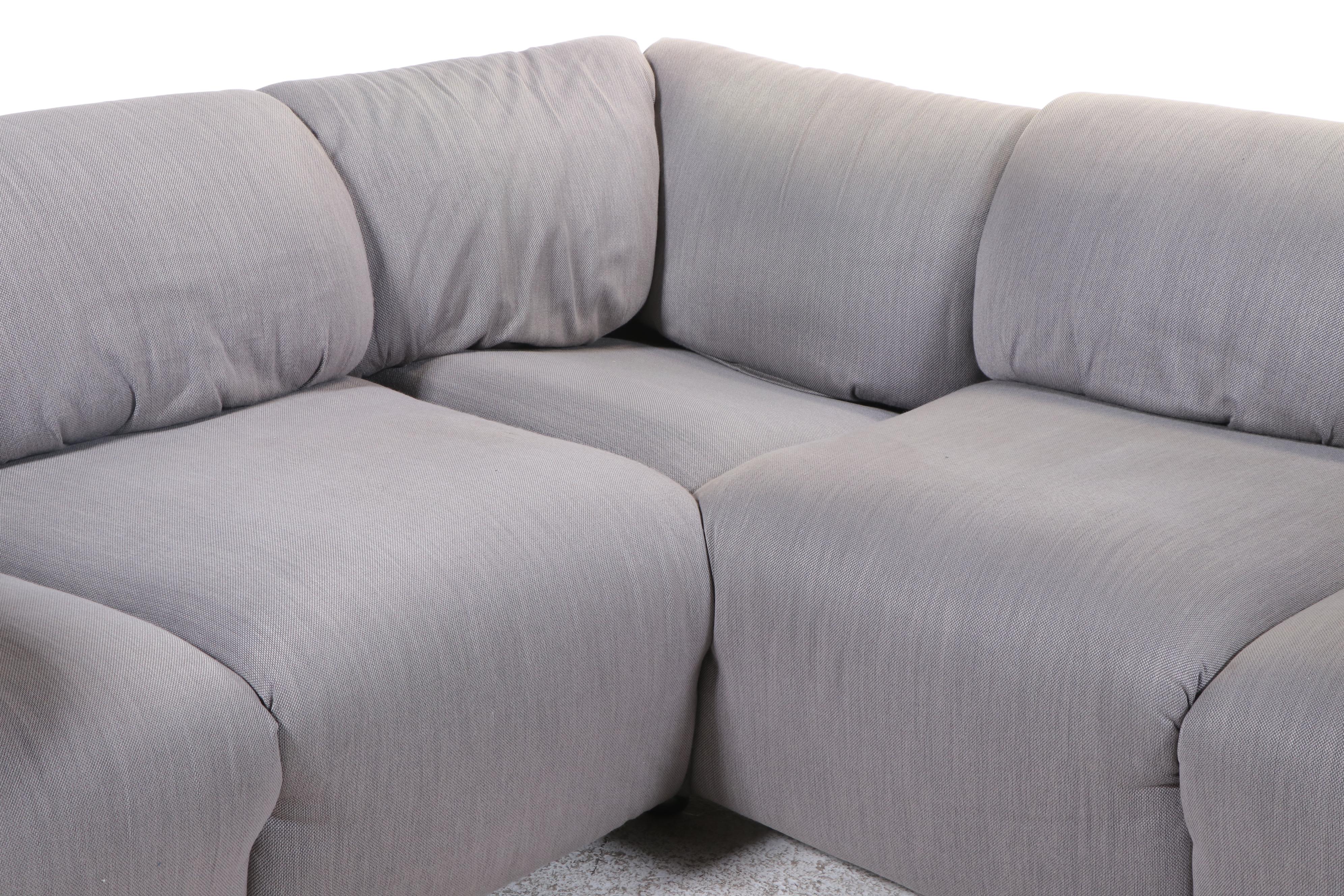 Mario Bellini for Cassina/Atelier International Upholstered Sofa, Circa 1970s