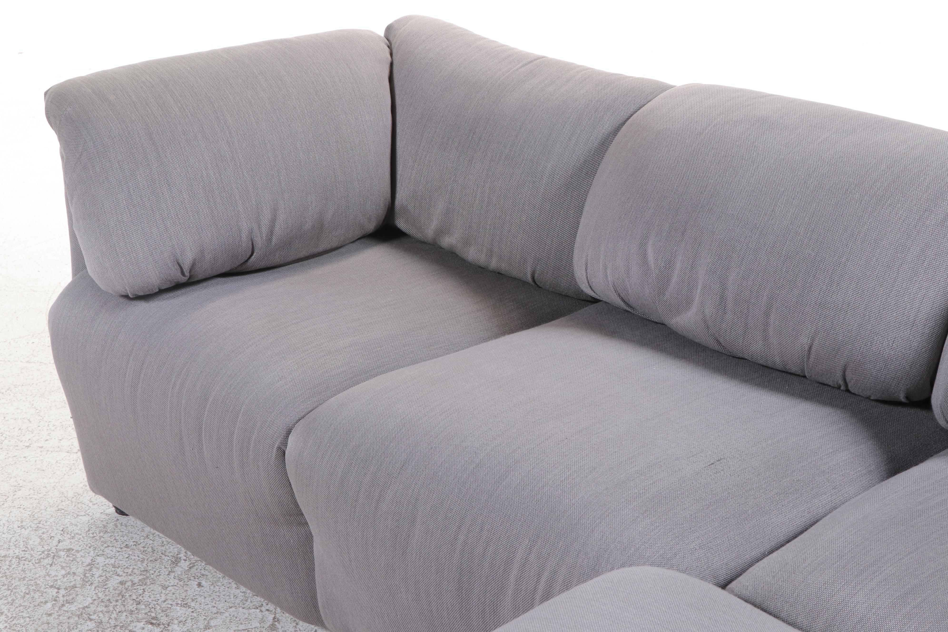 Mario Bellini for Cassina/Atelier International Upholstered Sofa, Circa 1970s