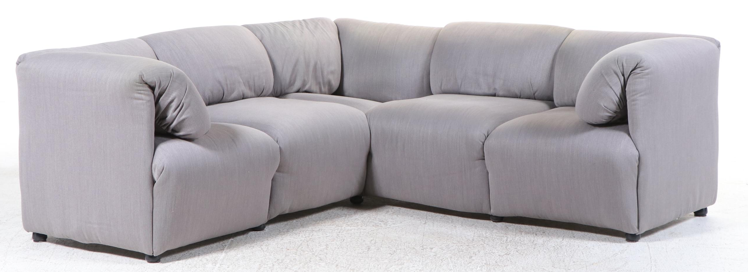 Mario Bellini for Cassina/Atelier International Upholstered Sofa, Circa 1970s