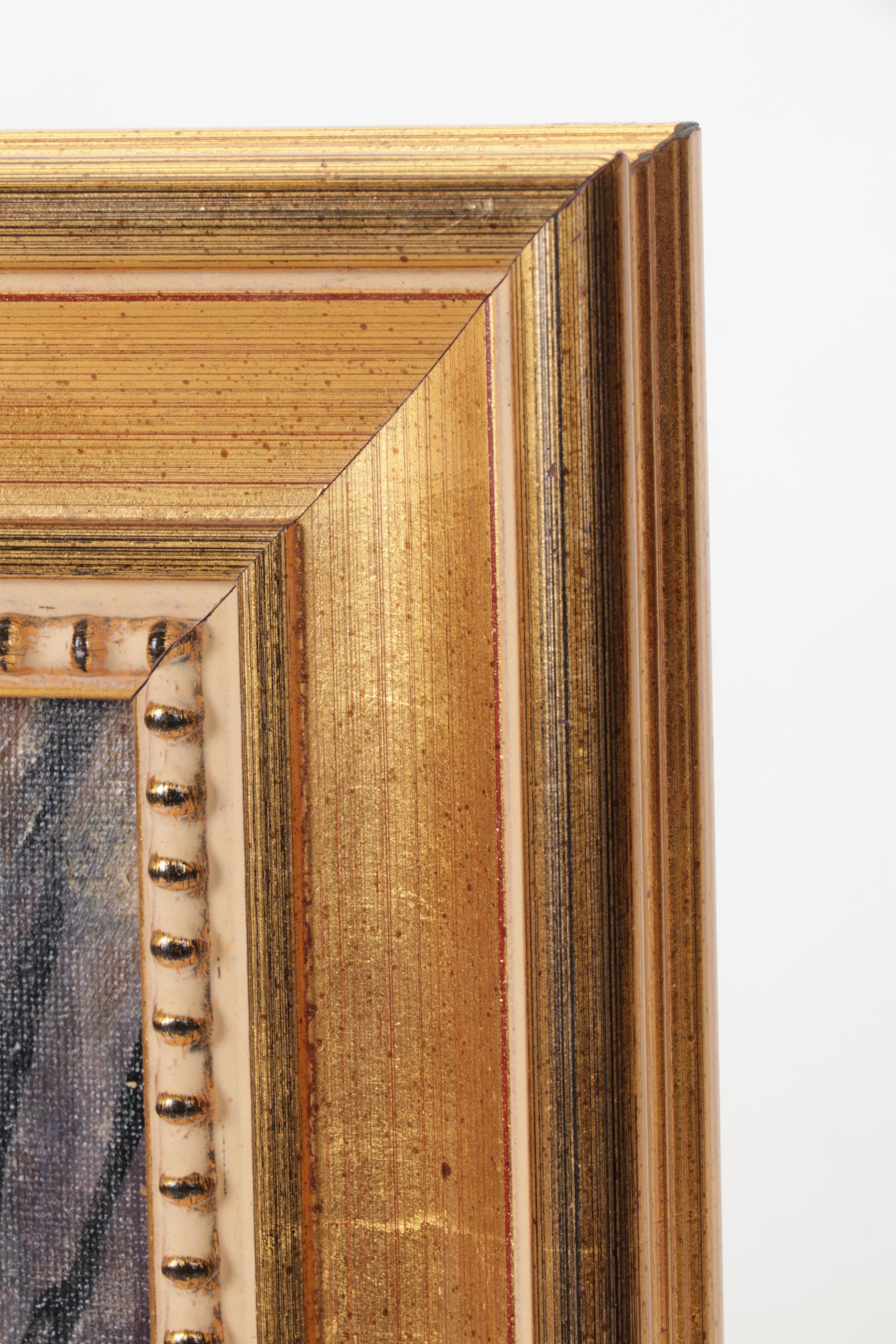 Roland D. Osborne "Barbizon Creek" Oil on Canvas Board Painting