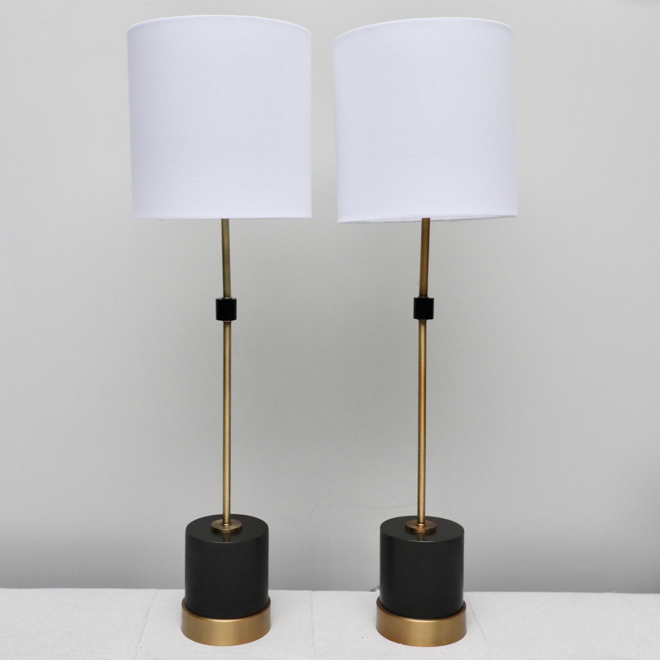 Pair of Bassett Mirror Co. "Ogden" Table Lamps