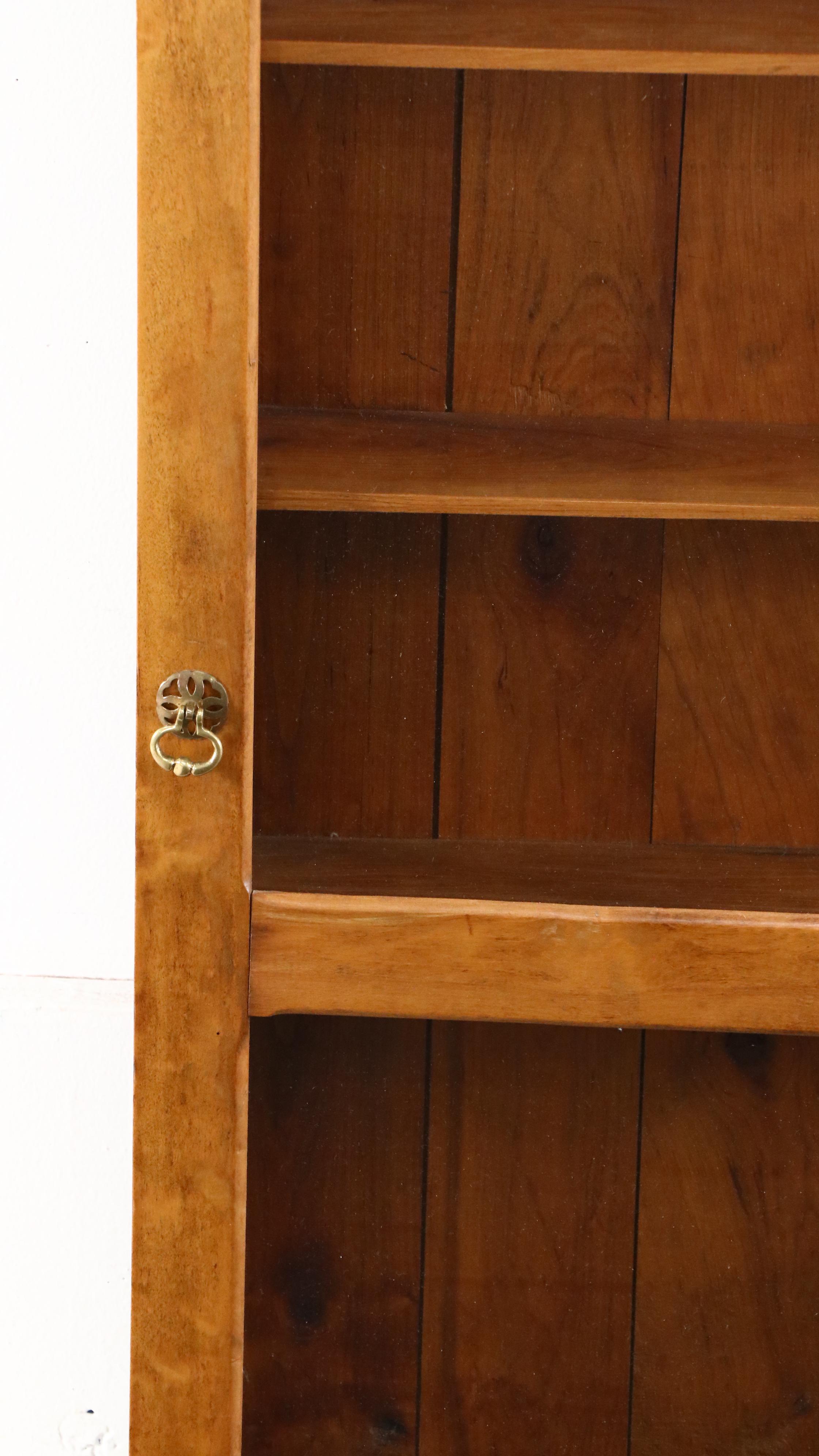 American Primitive Style Pine Wall Cupboard