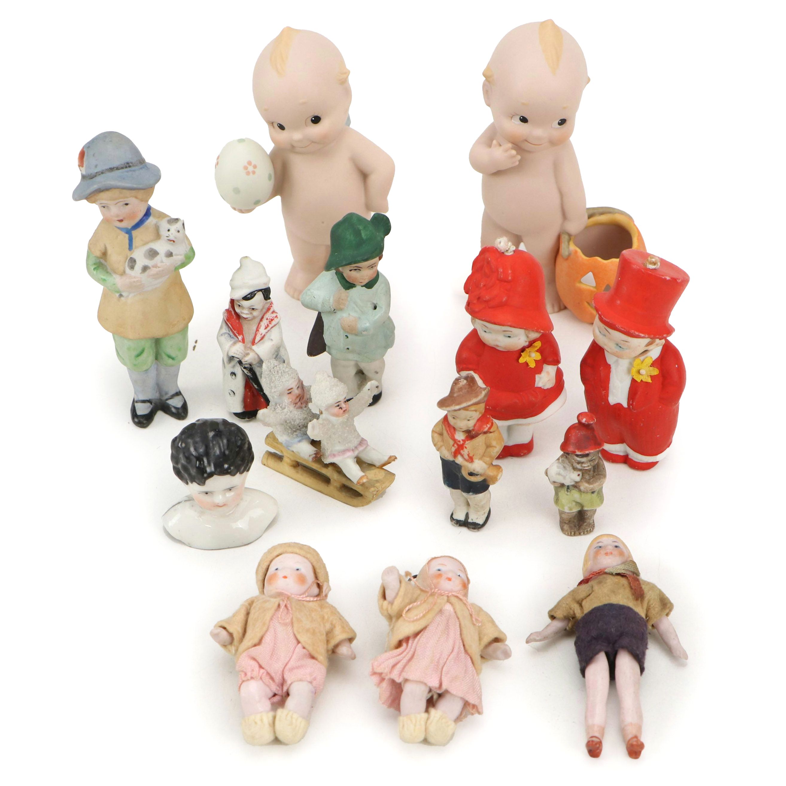 Ceramic Figures After Kewpie Dolls and More