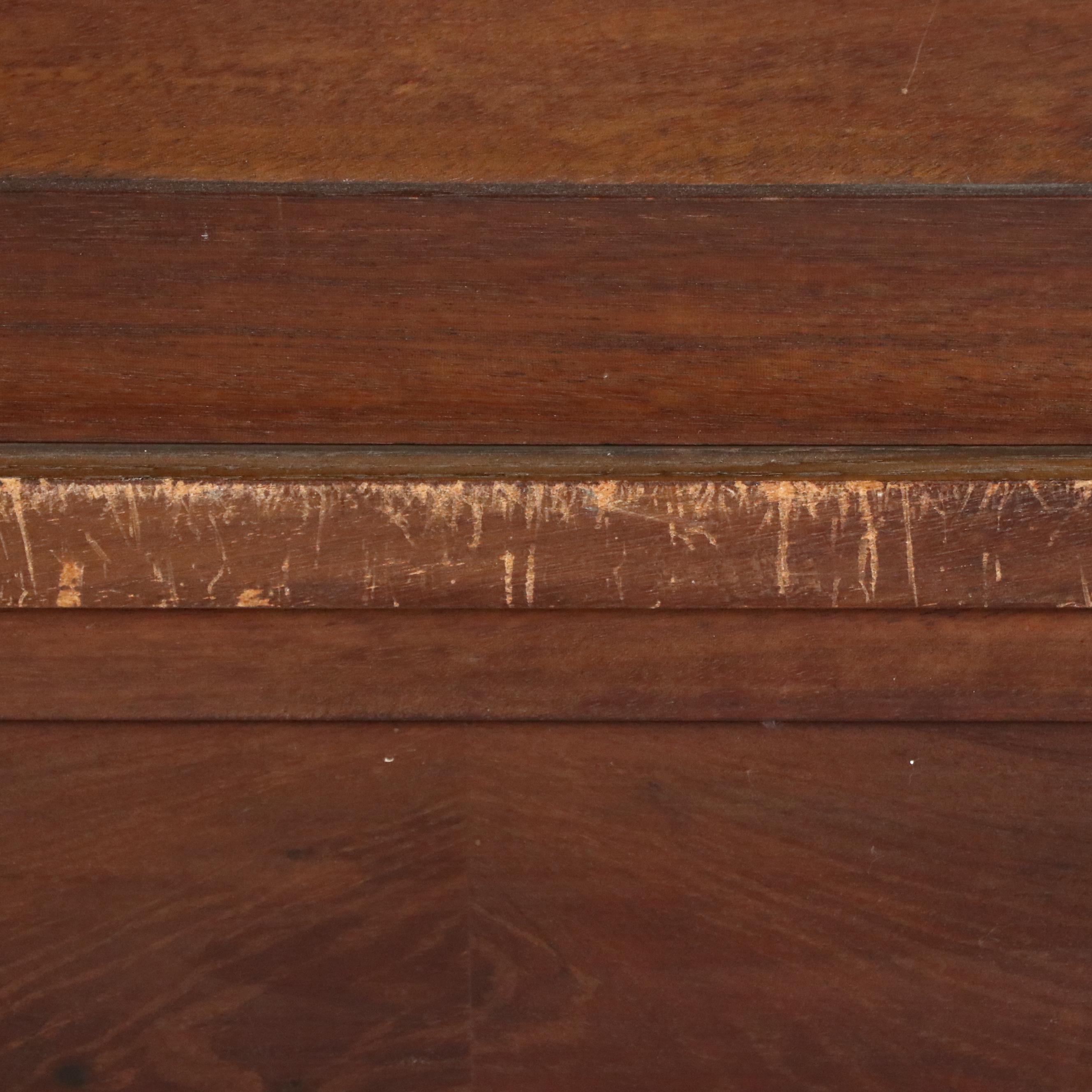Louis XVI Style Brass Mounted Mahogany Cylinder Desk, Circa 1880