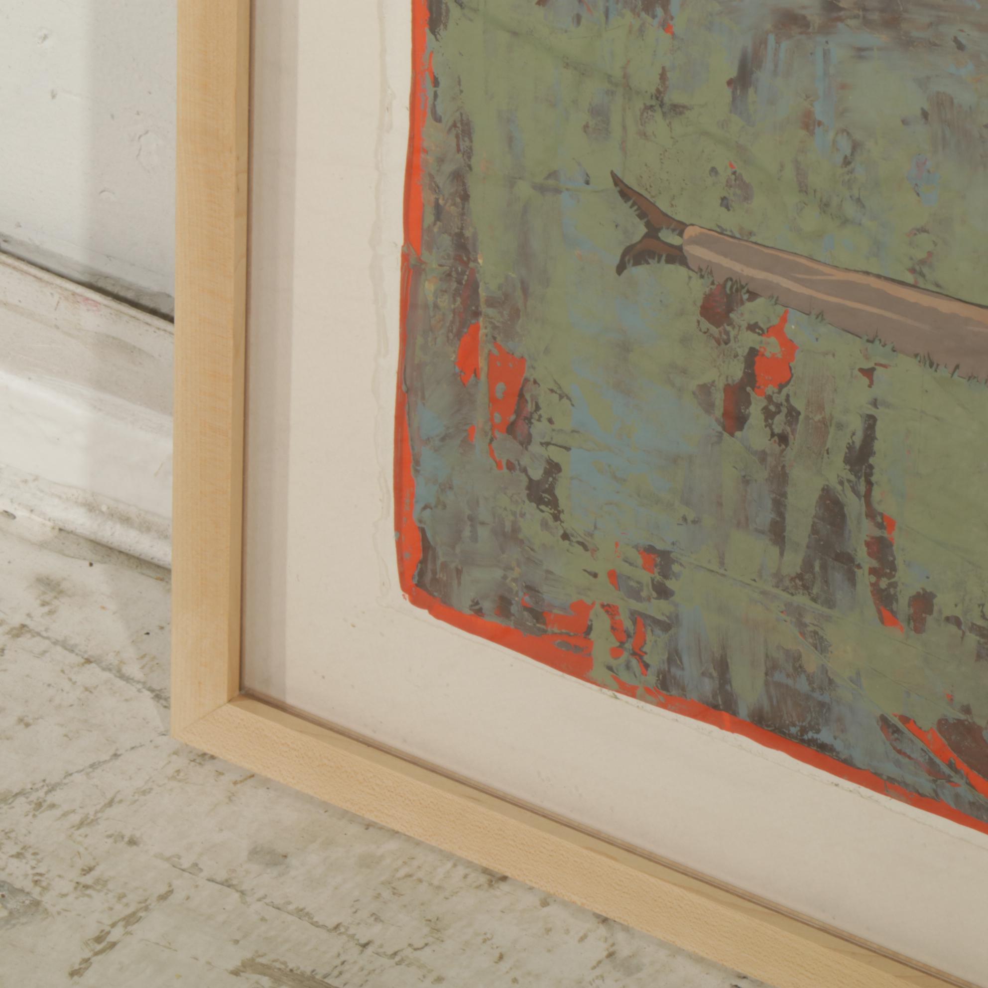 John Holyfield "Stages of Love #6" Acrylic on Rag Paper, 2006