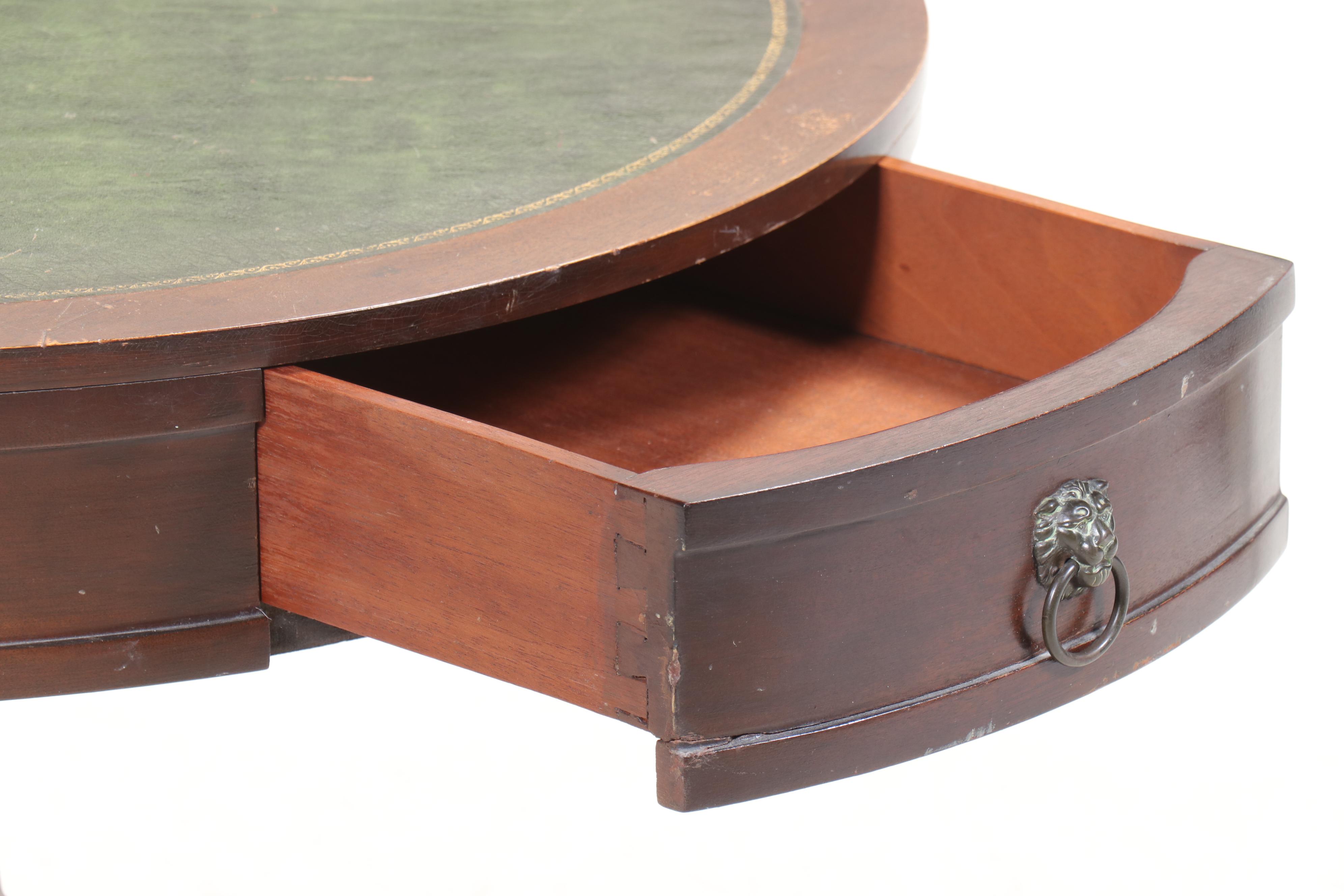 The Zangerle & Peterson Co. Regency Style Mahogany Tripod Table