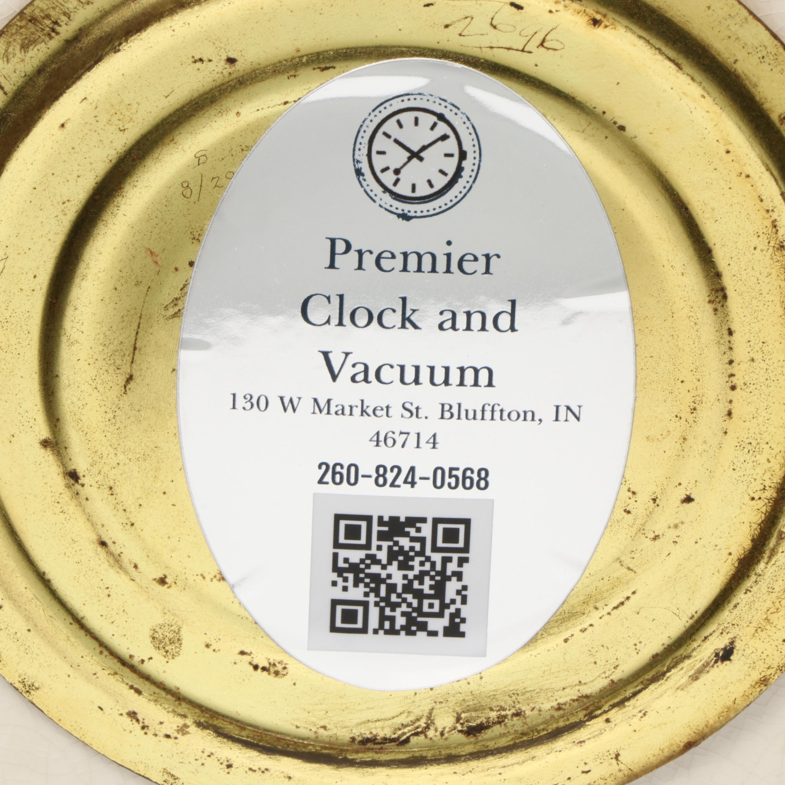 Ansonia Royal Bonn "La Claor" Porcelain Mantel Clock, 1882