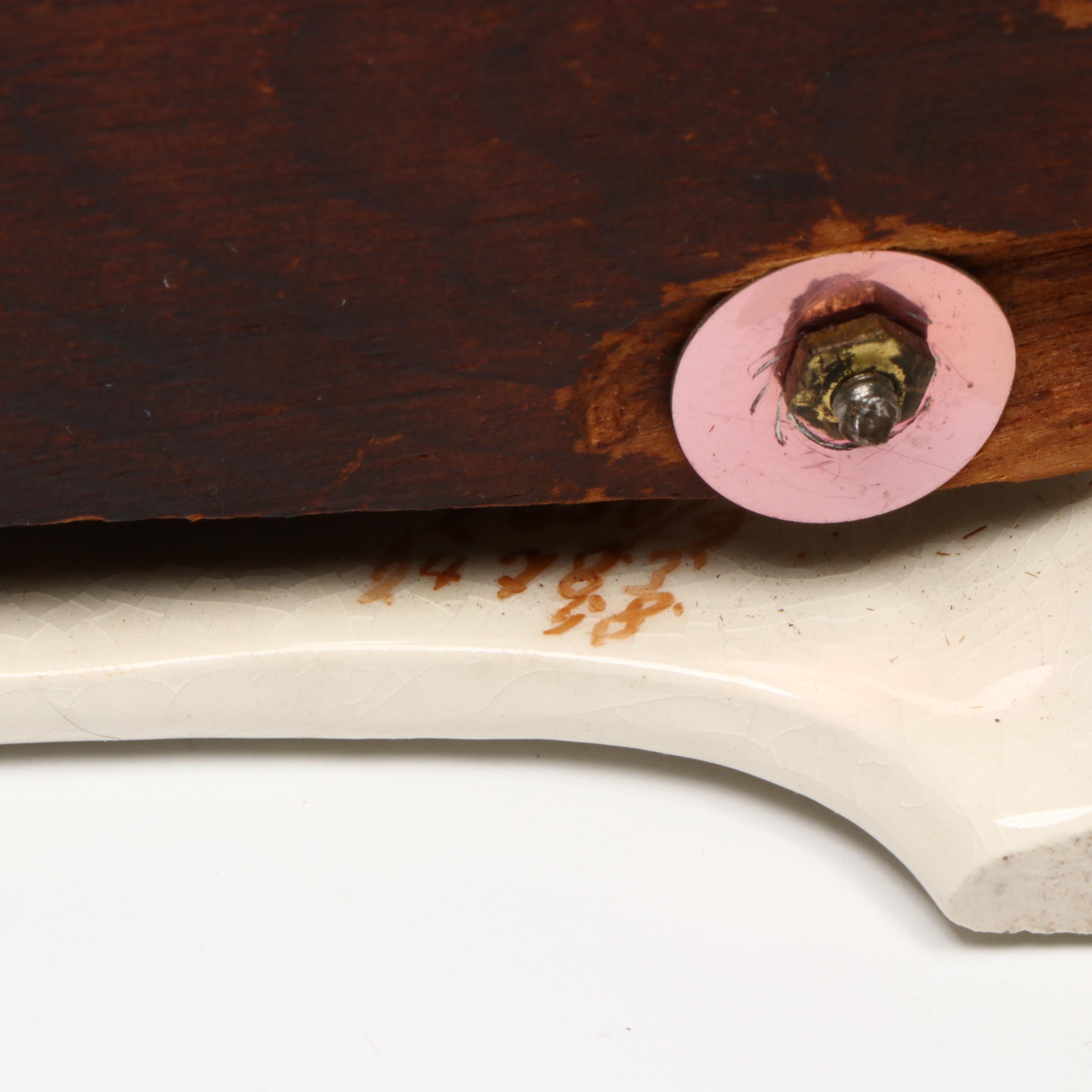 Ansonia Royal Bonn "La Claor" Porcelain Mantel Clock, 1882