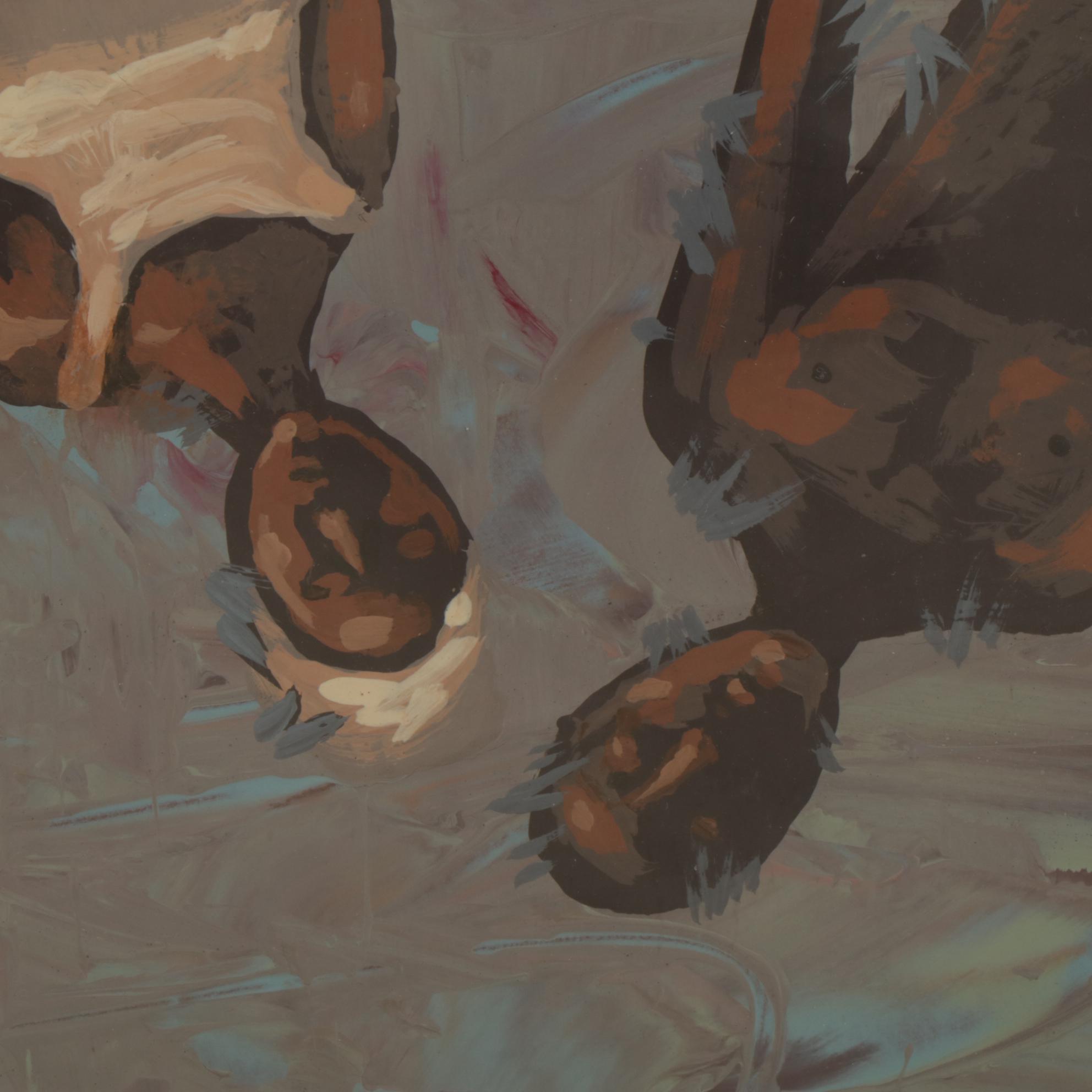 John Holyfield "Stages of Love #7" Acrylic on Rag Paper, 2006