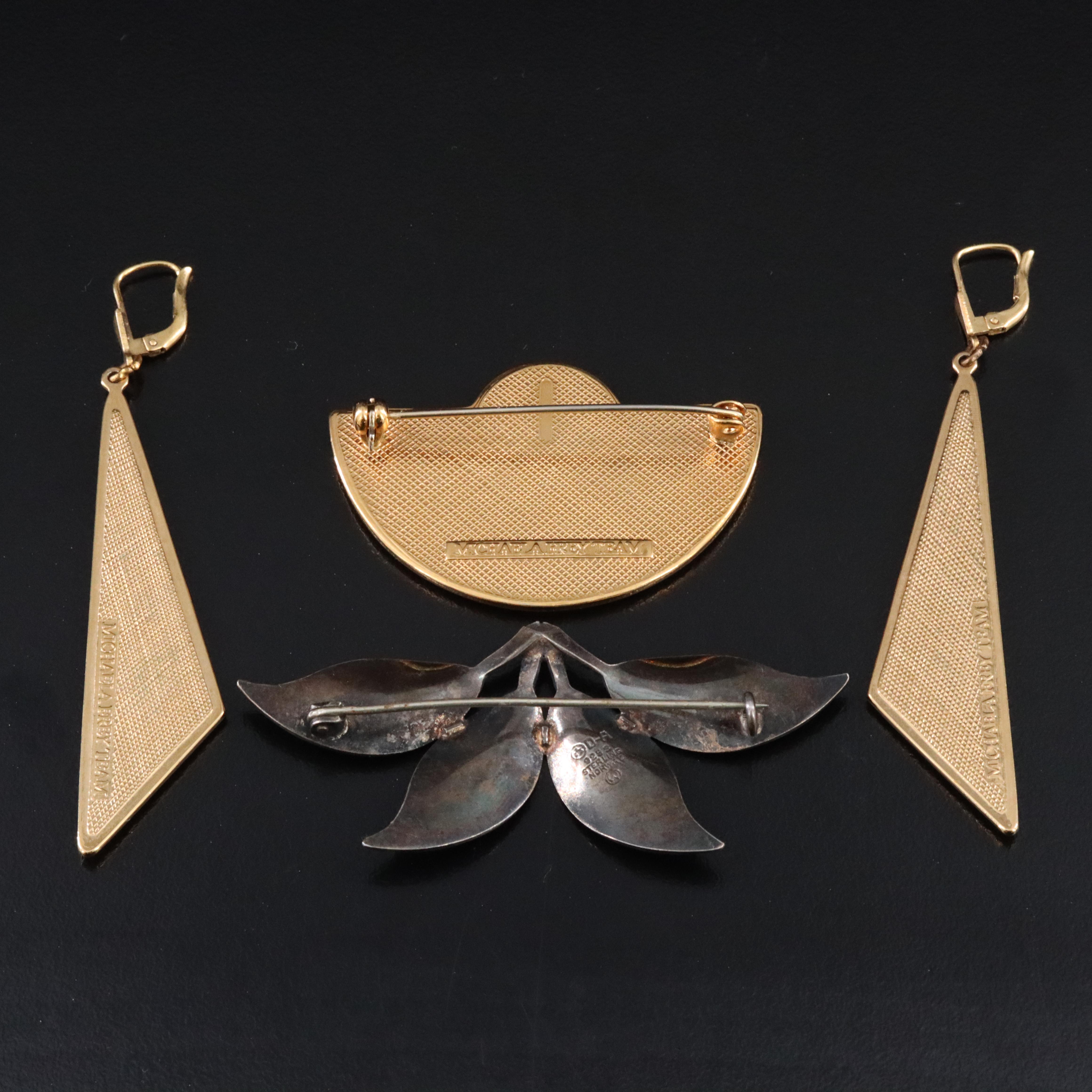 Enamel Jewelry Including Michaela Frey and Sterling David Andersen