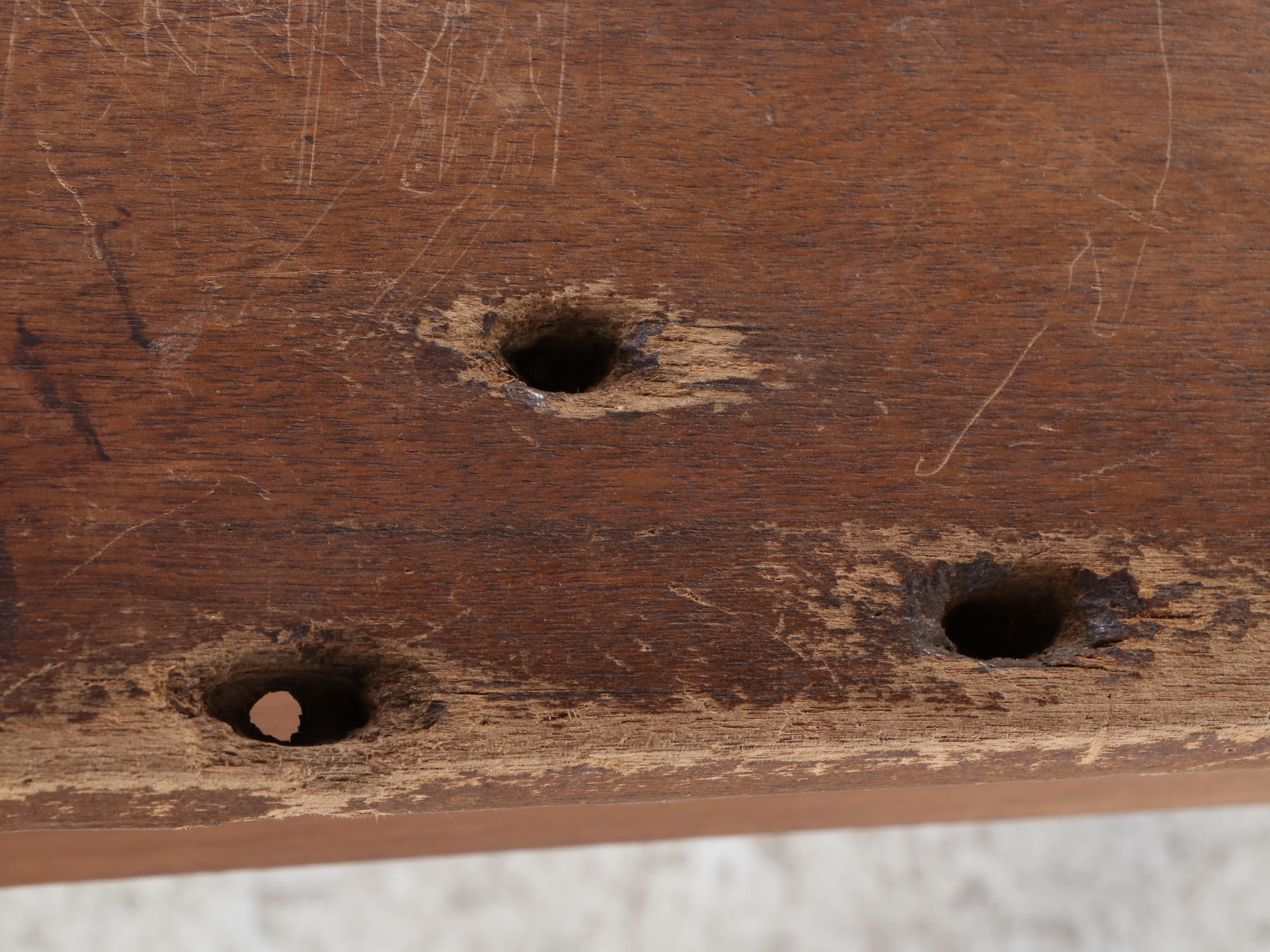 American Primitive Walnut Harvest Table, 19th Century