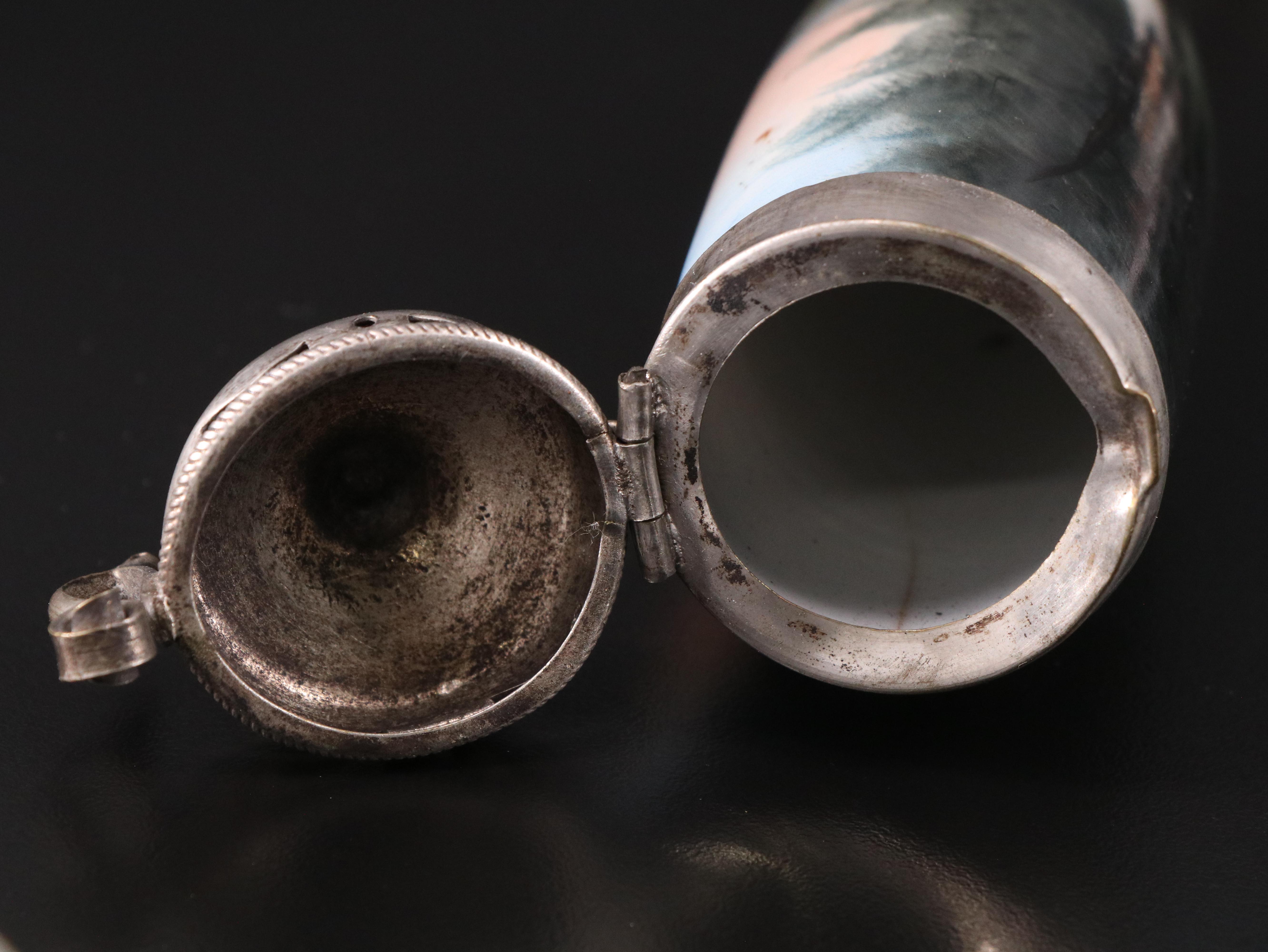 Austrian and More Hand-Painted Porcelain Tobacco Pipes