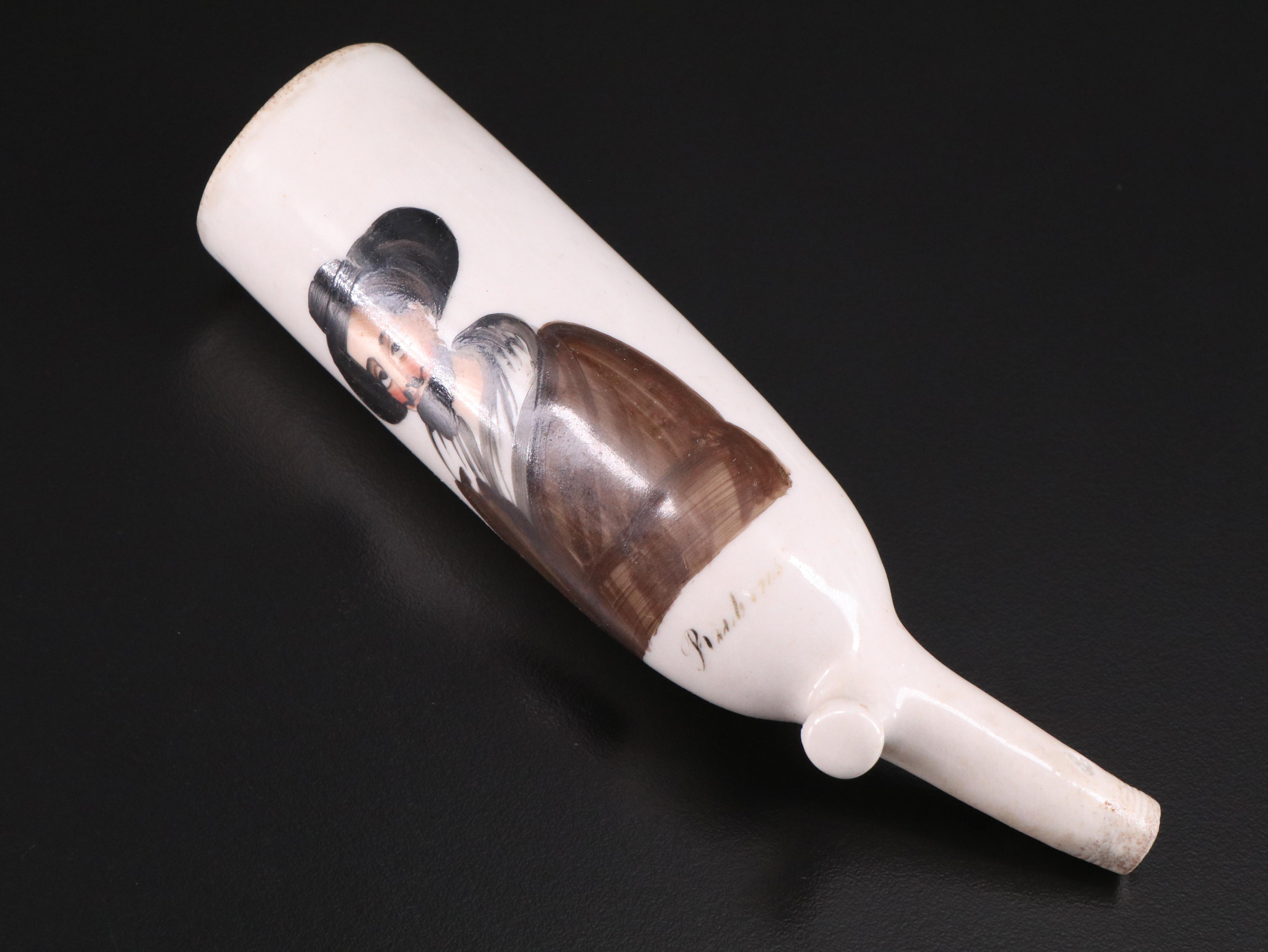 Austrian and More Hand-Painted Porcelain Tobacco Pipes