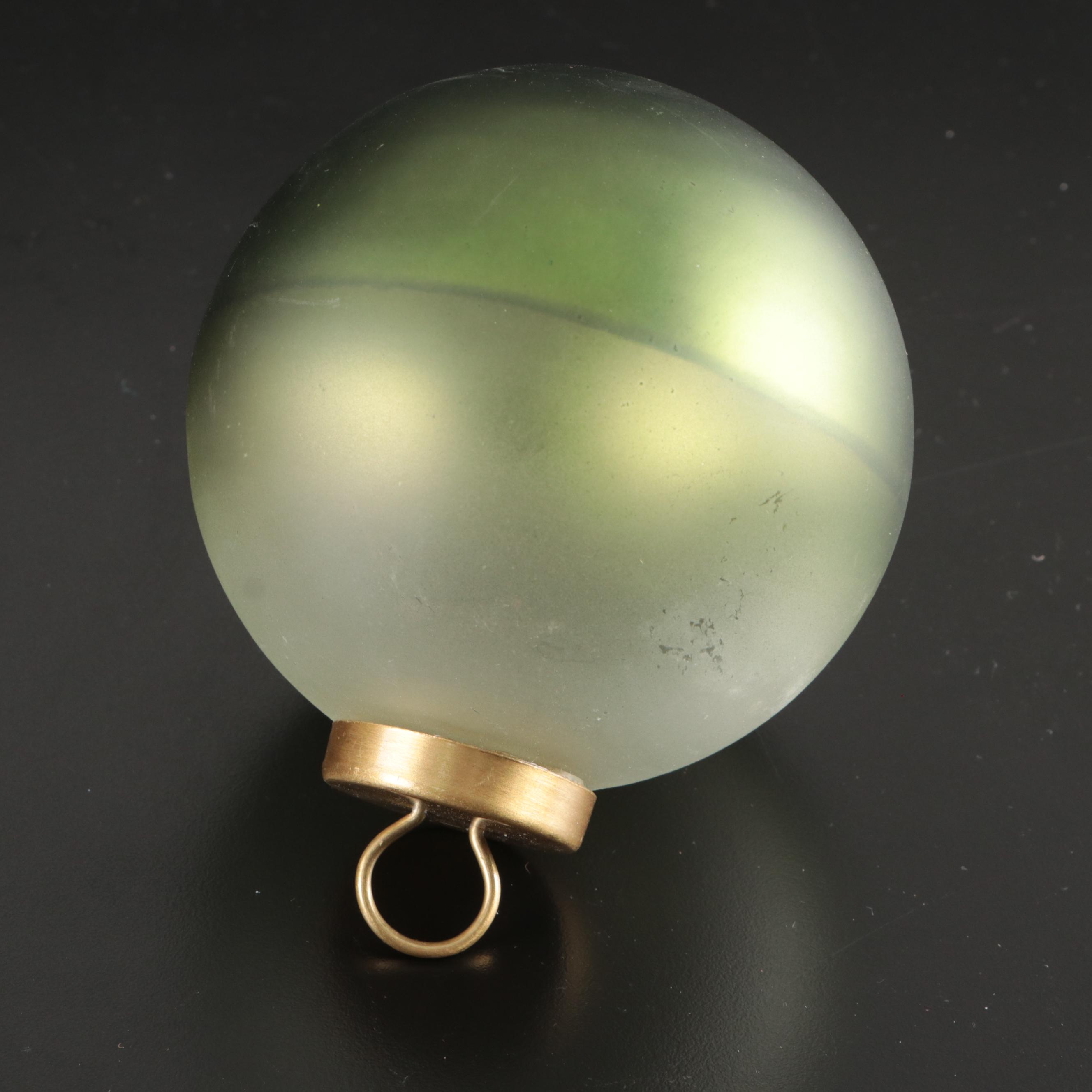 Crate & Barrel Assorted Glass Bulbs Ornaments