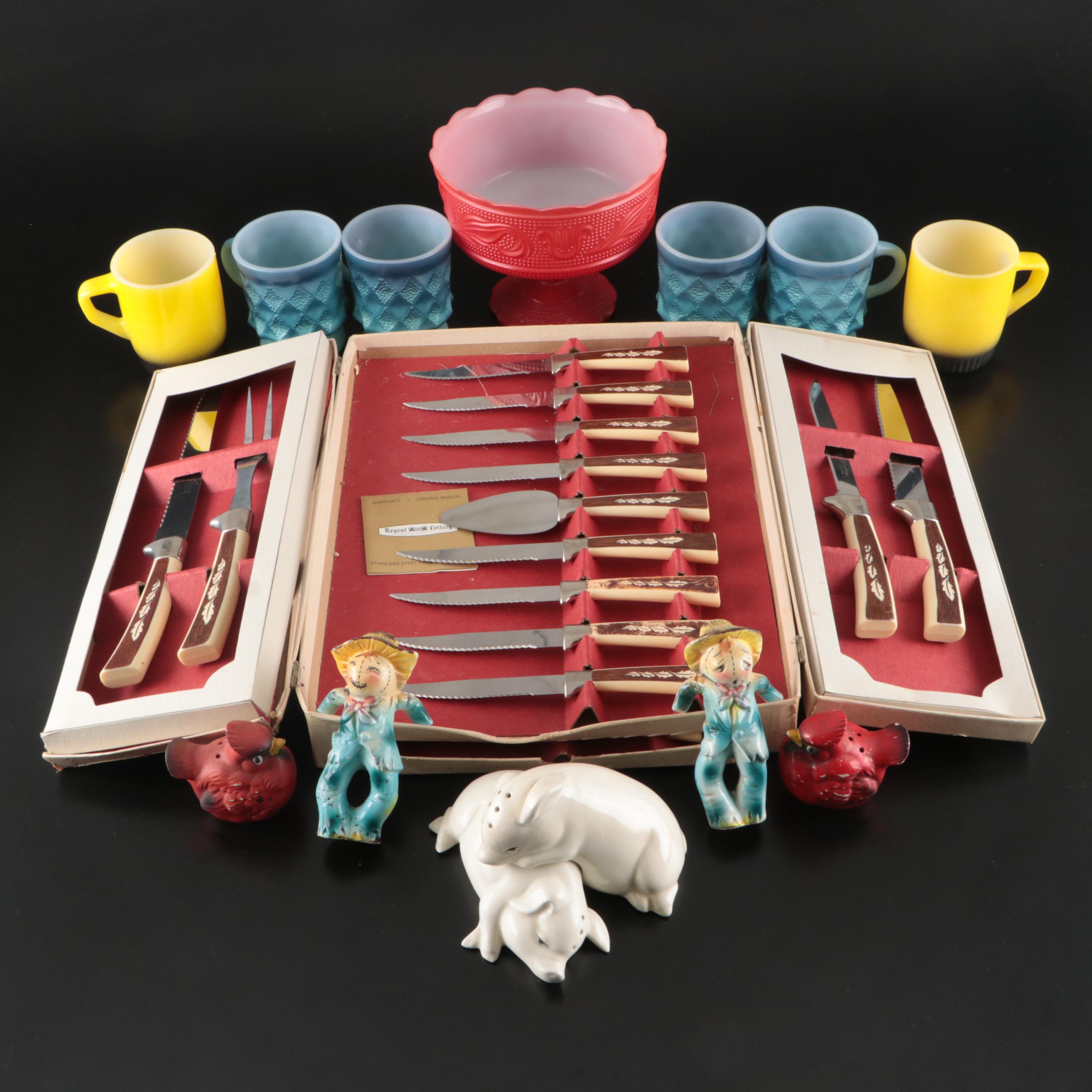 Regent Sheffield Stainless Steel Steak Knives, Carving Set and More