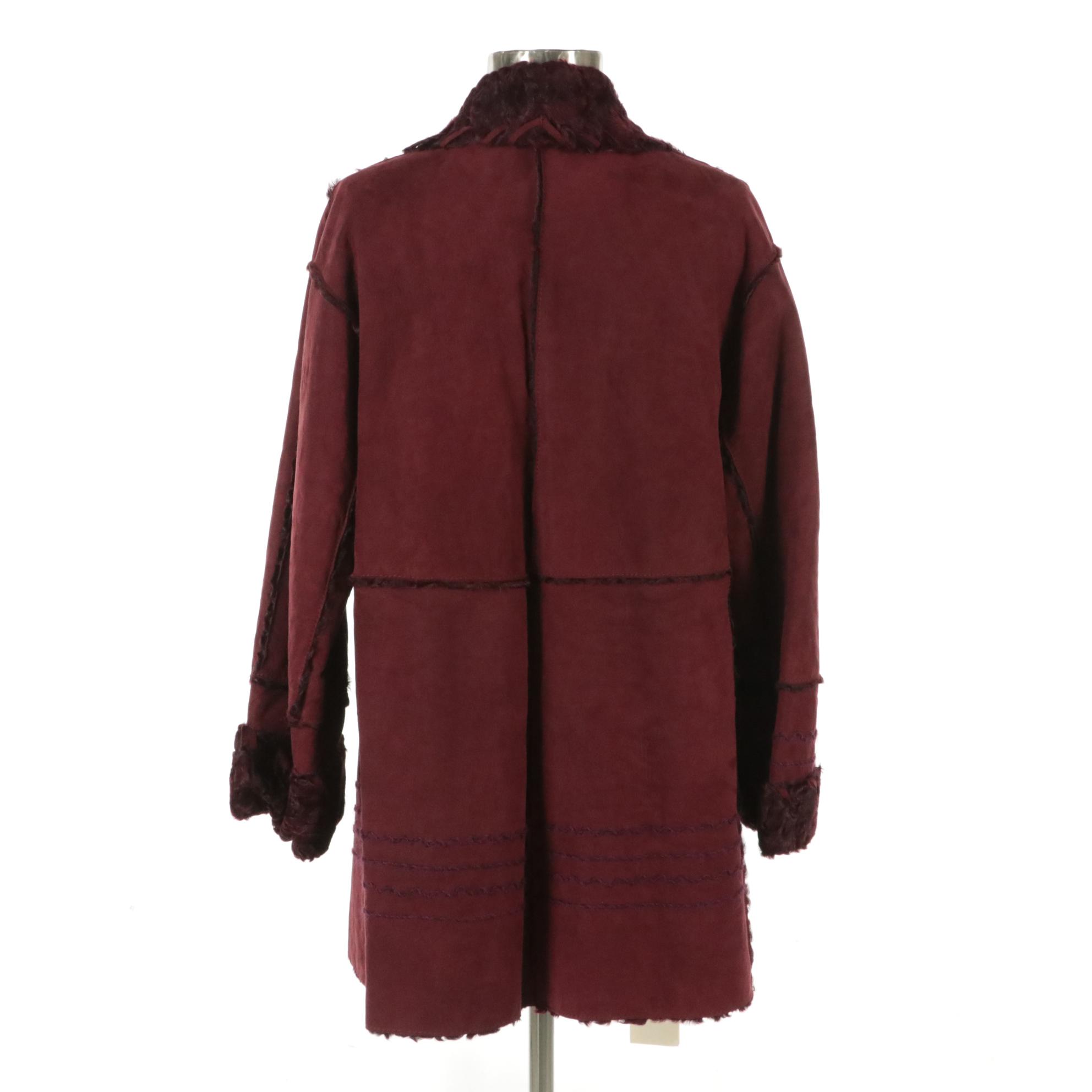 Giuliana Teso/Neiman Marcus Dyed Persian Lamb Shearling Coat with Tag