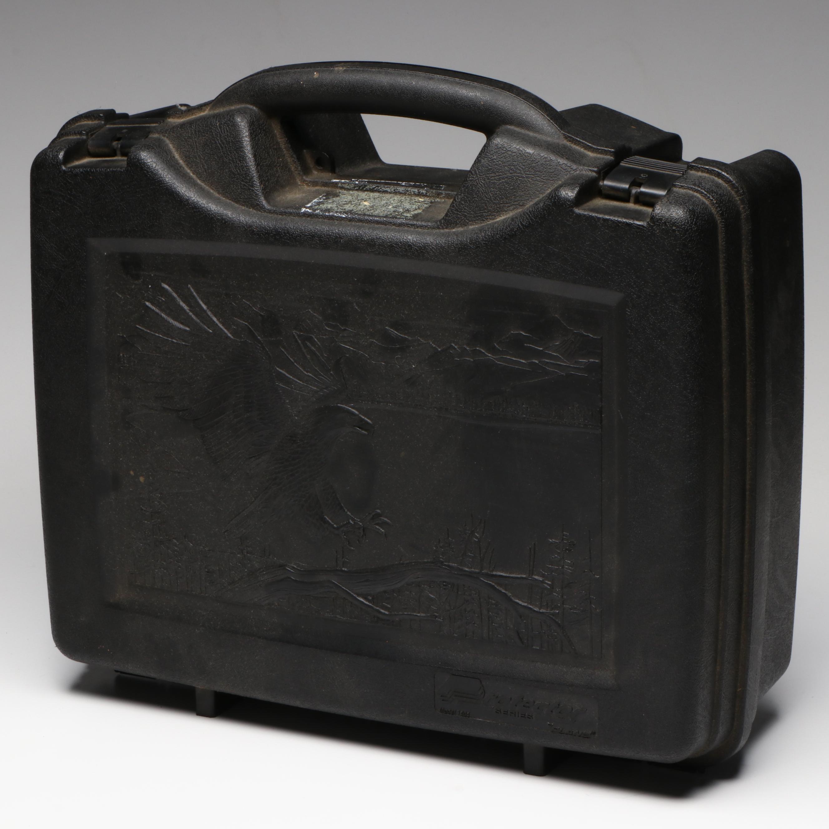 Glass and Vaseline Glass Flower Frogs with Marble Stands and Jeweler's Loupes